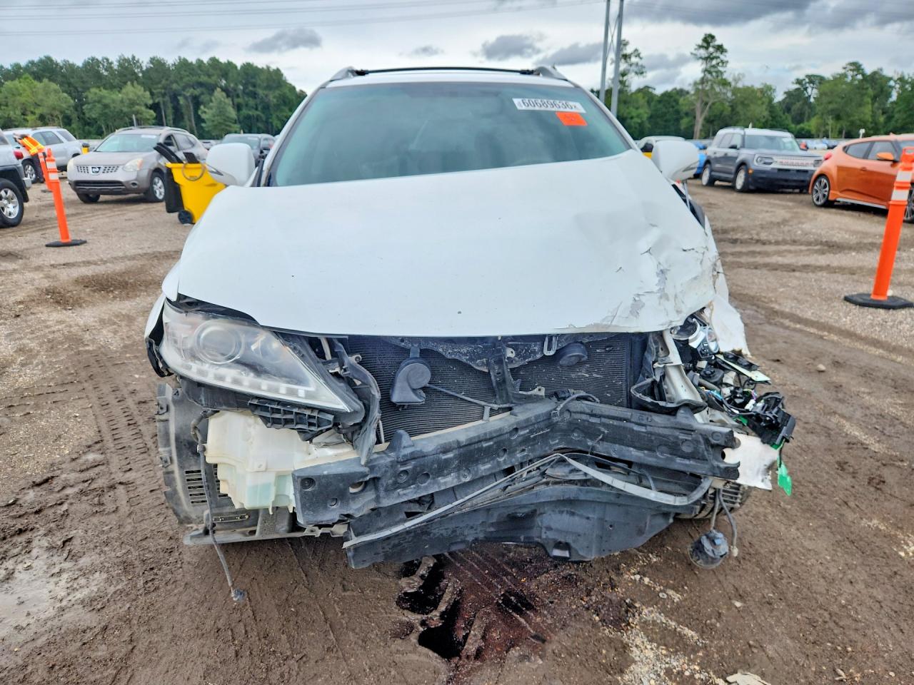 2013 Lexus Rx 350 White vin: 2T2ZK1BA2DC116806