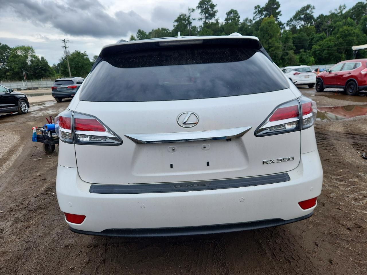 2013 Lexus Rx 350 White vin: 2T2ZK1BA2DC116806