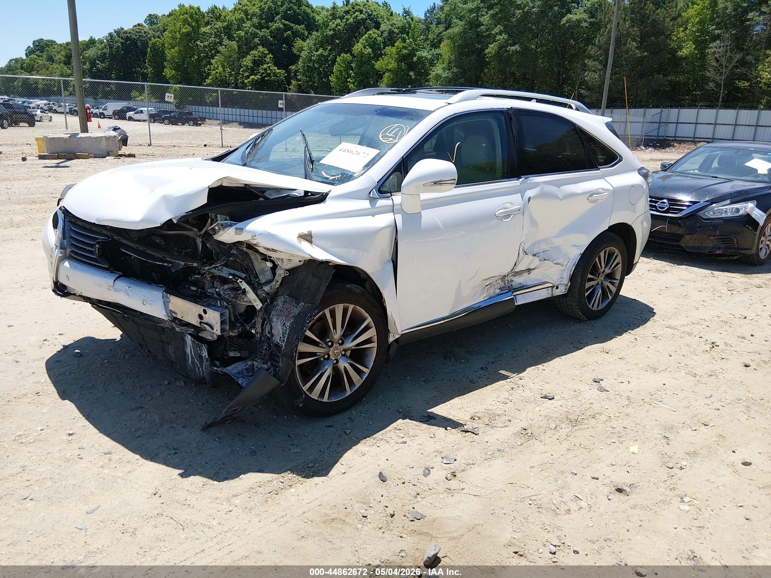 2013 Lexus Rx 350   White vin: 2T2ZK1BA2DC120628