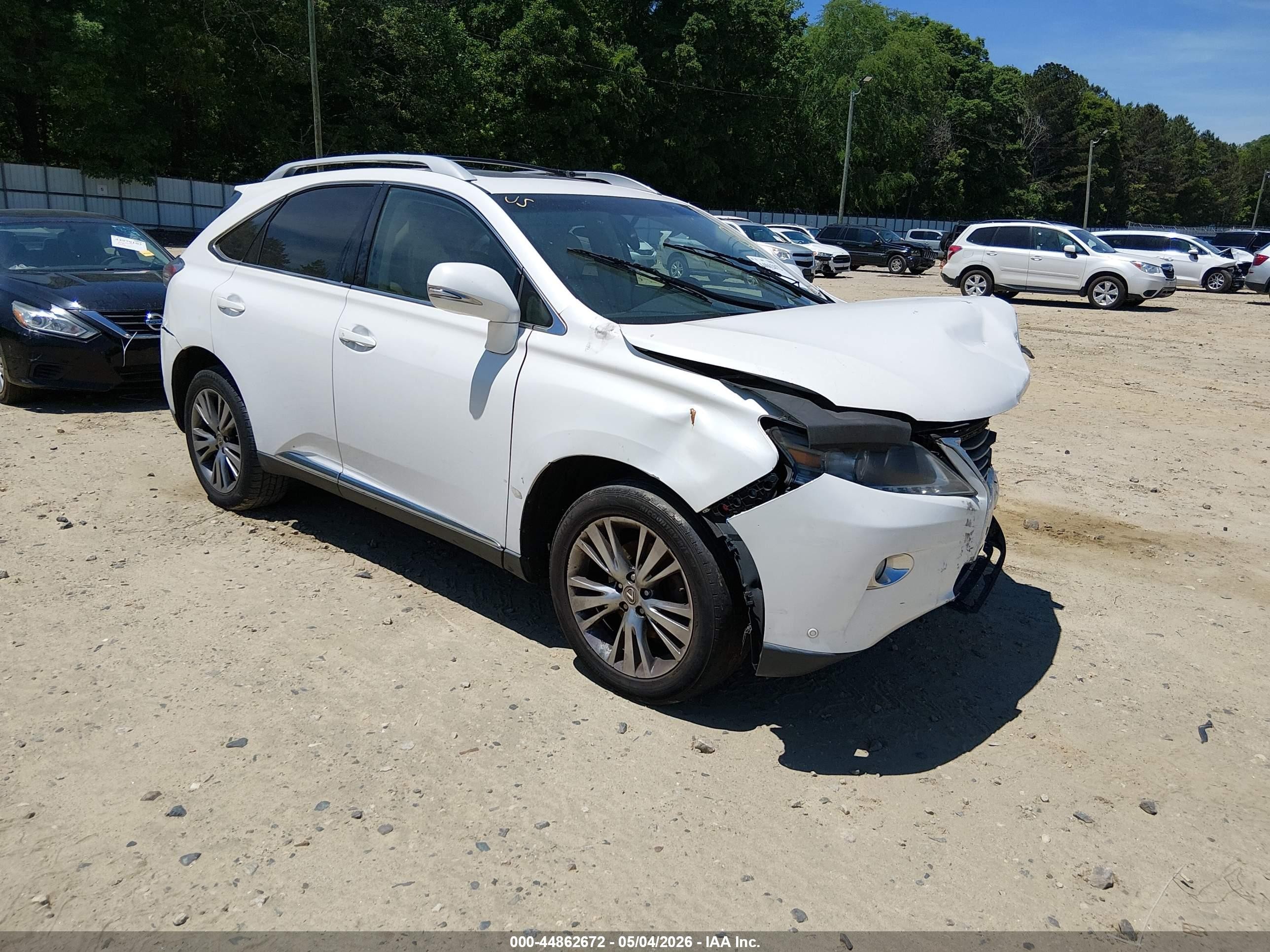2013 Lexus Rx 350   White vin: 2T2ZK1BA2DC120628