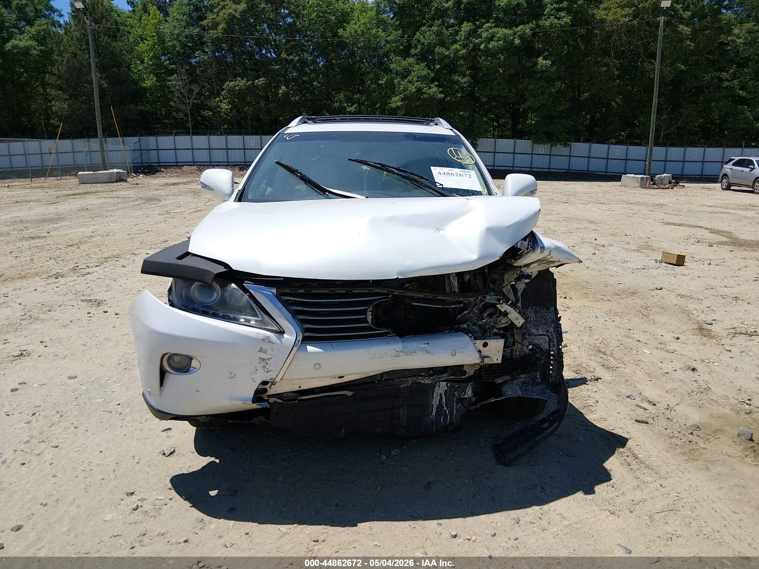 2013 Lexus Rx 350   White vin: 2T2ZK1BA2DC120628