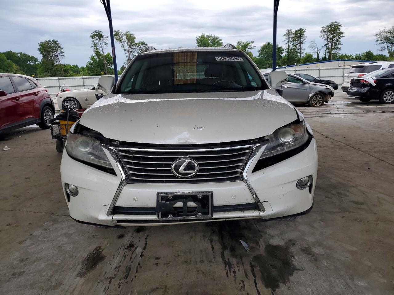 2013 Lexus Rx 350 White vin: 2T2ZK1BA2DC120970