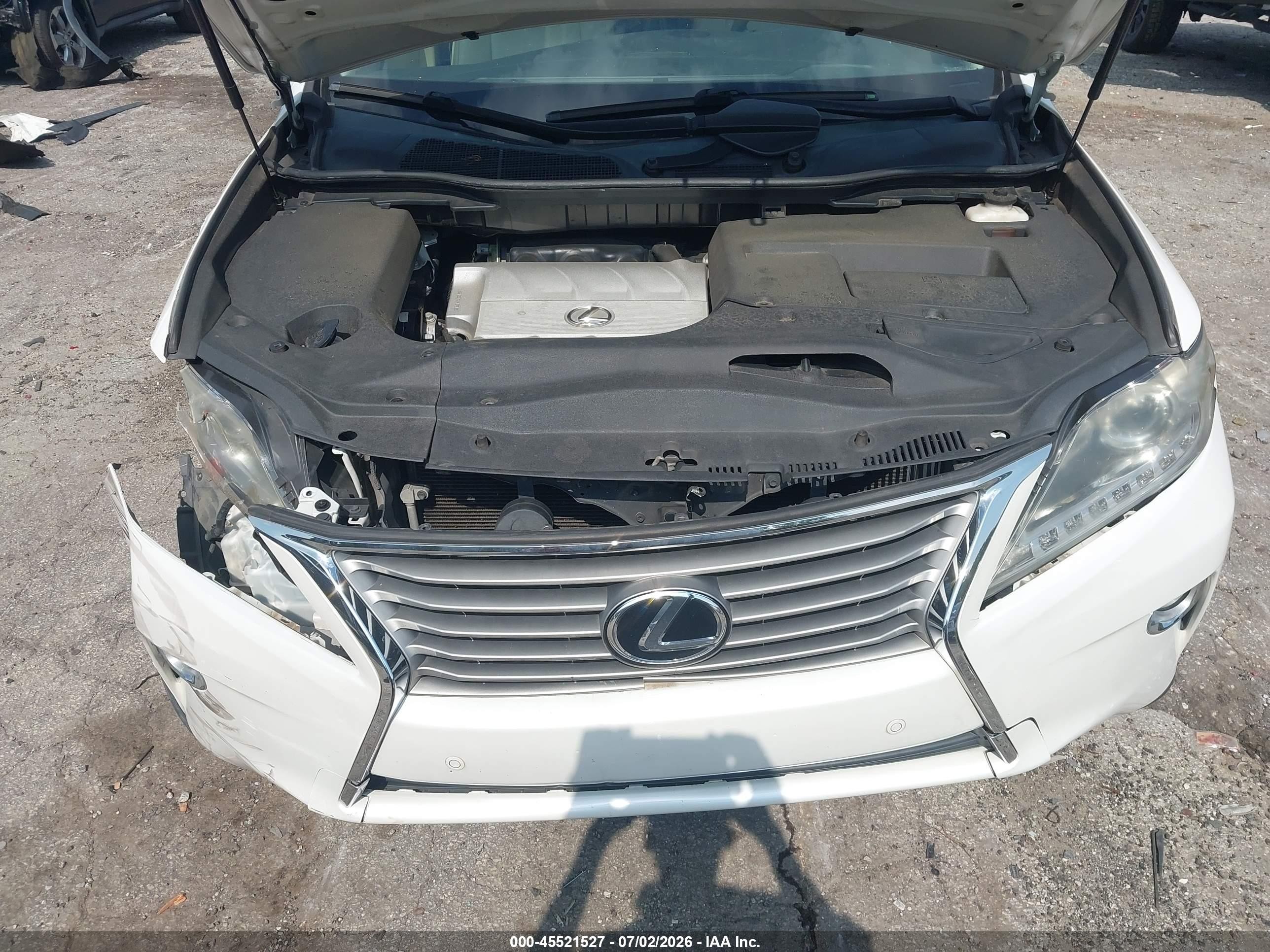2013 Lexus Rx 350   Белый vin: 2T2ZK1BA2DC124422