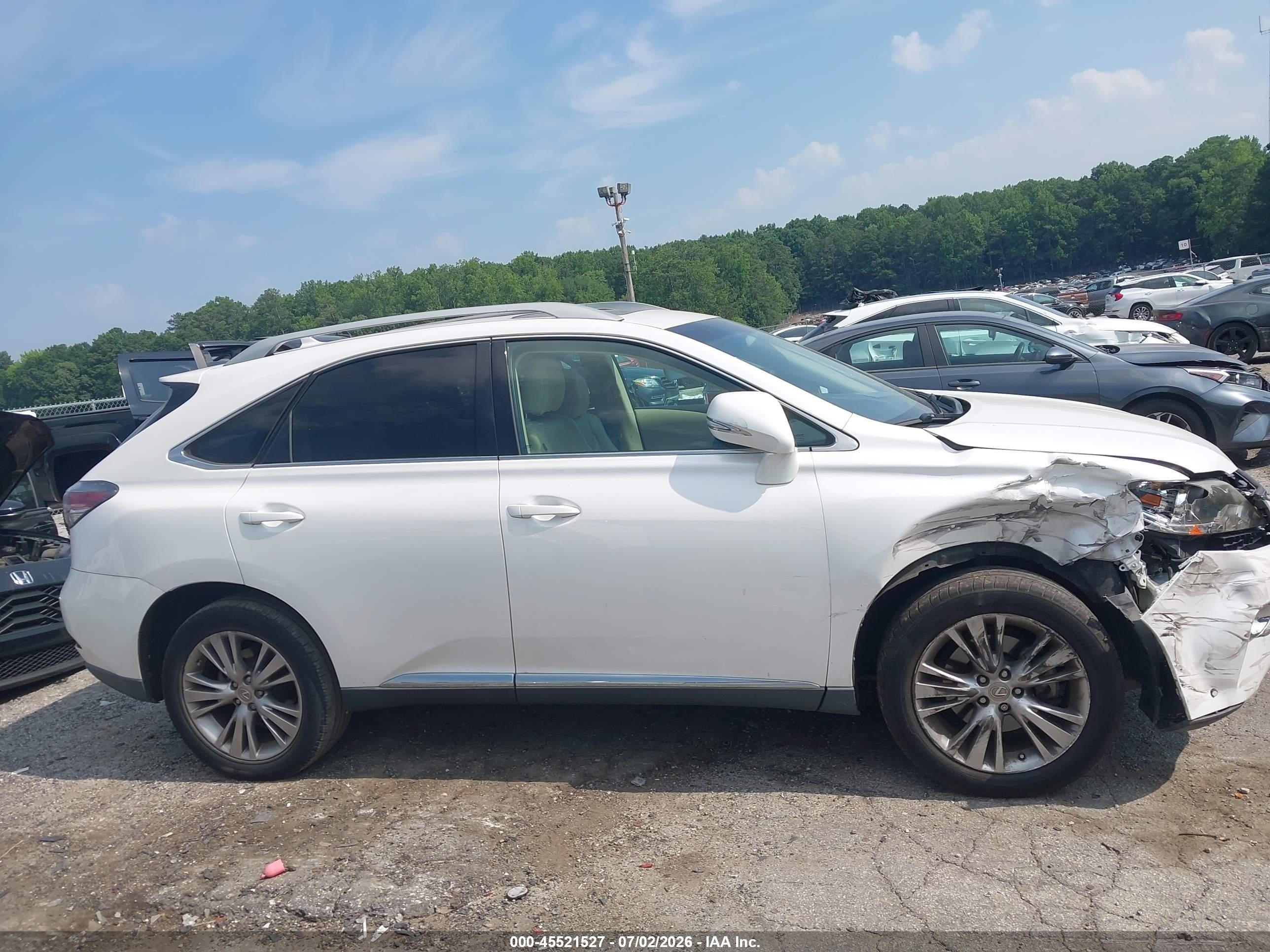 2013 Lexus Rx 350   Белый vin: 2T2ZK1BA2DC124422