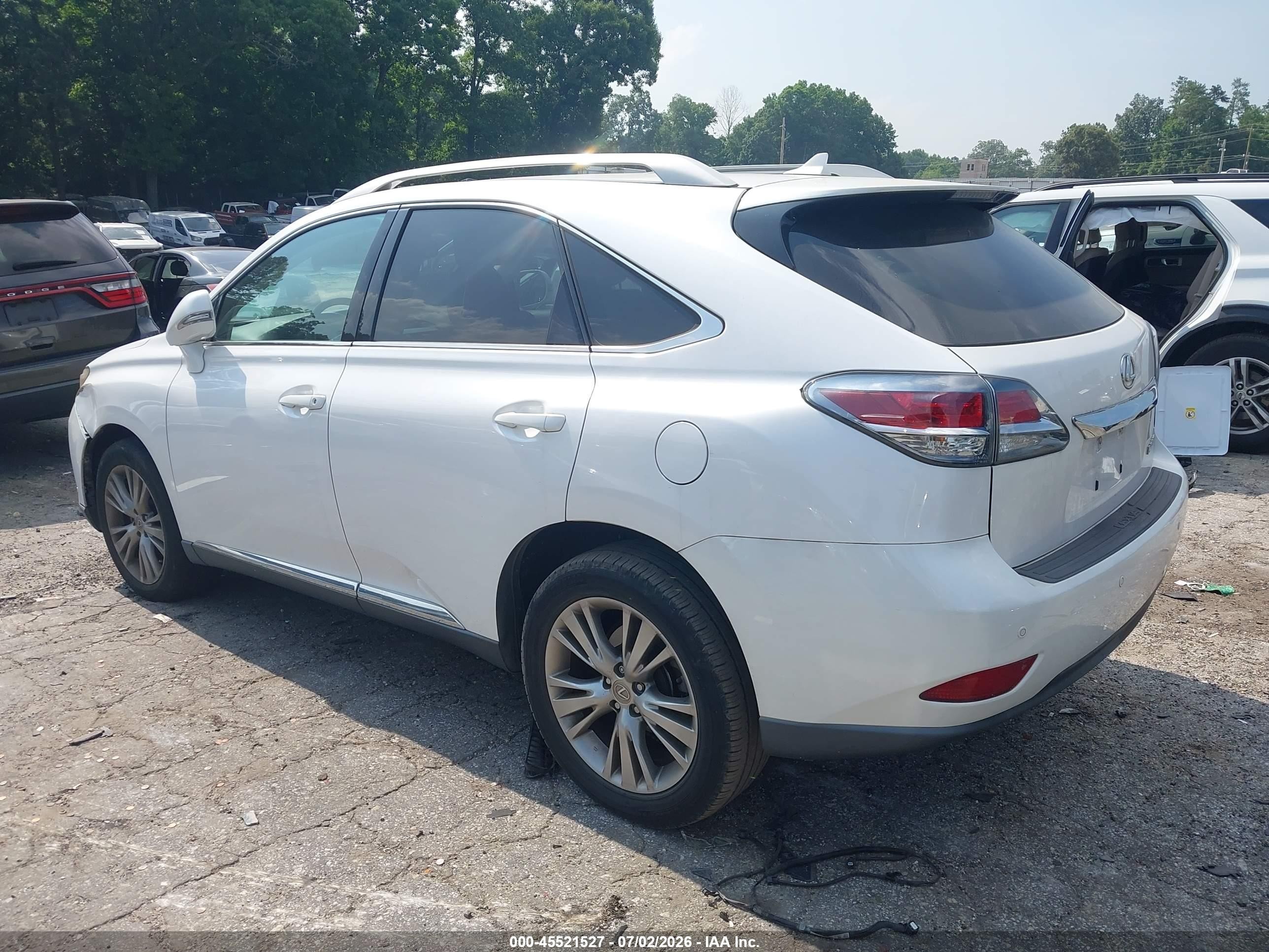2013 Lexus Rx 350   Белый vin: 2T2ZK1BA2DC124422