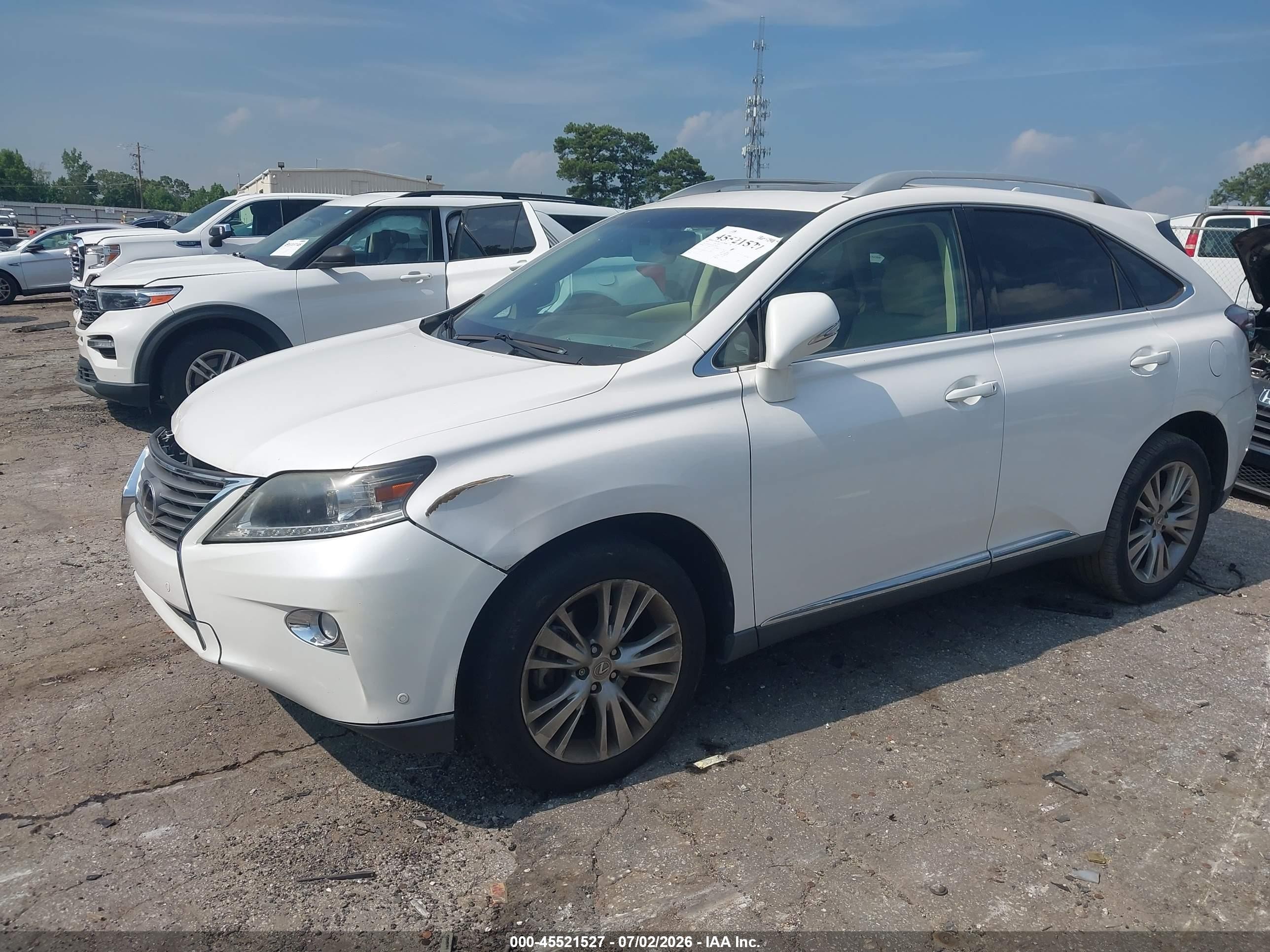 2013 Lexus Rx 350   Белый vin: 2T2ZK1BA2DC124422