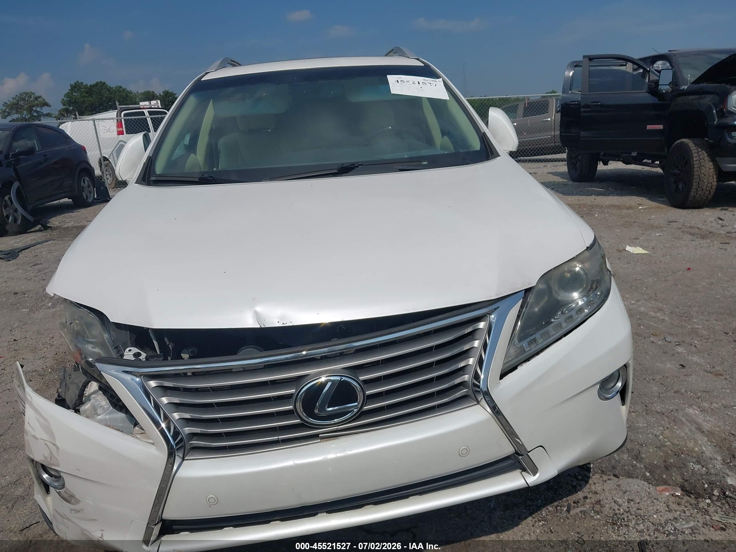 2013 Lexus Rx 350   Белый vin: 2T2ZK1BA2DC124422