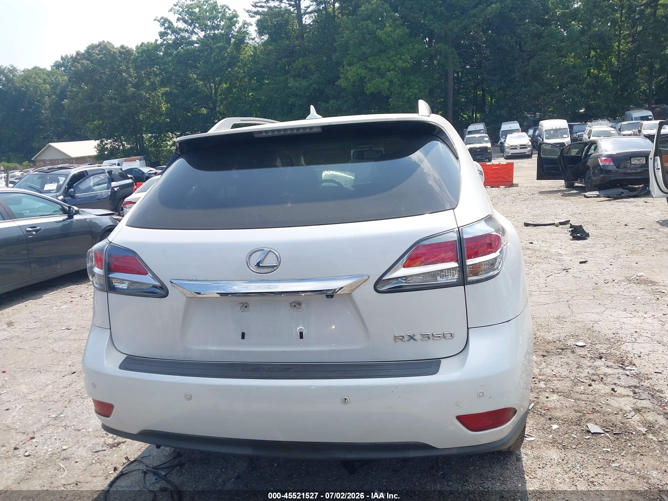 2013 Lexus Rx 350   Белый vin: 2T2ZK1BA2DC124422