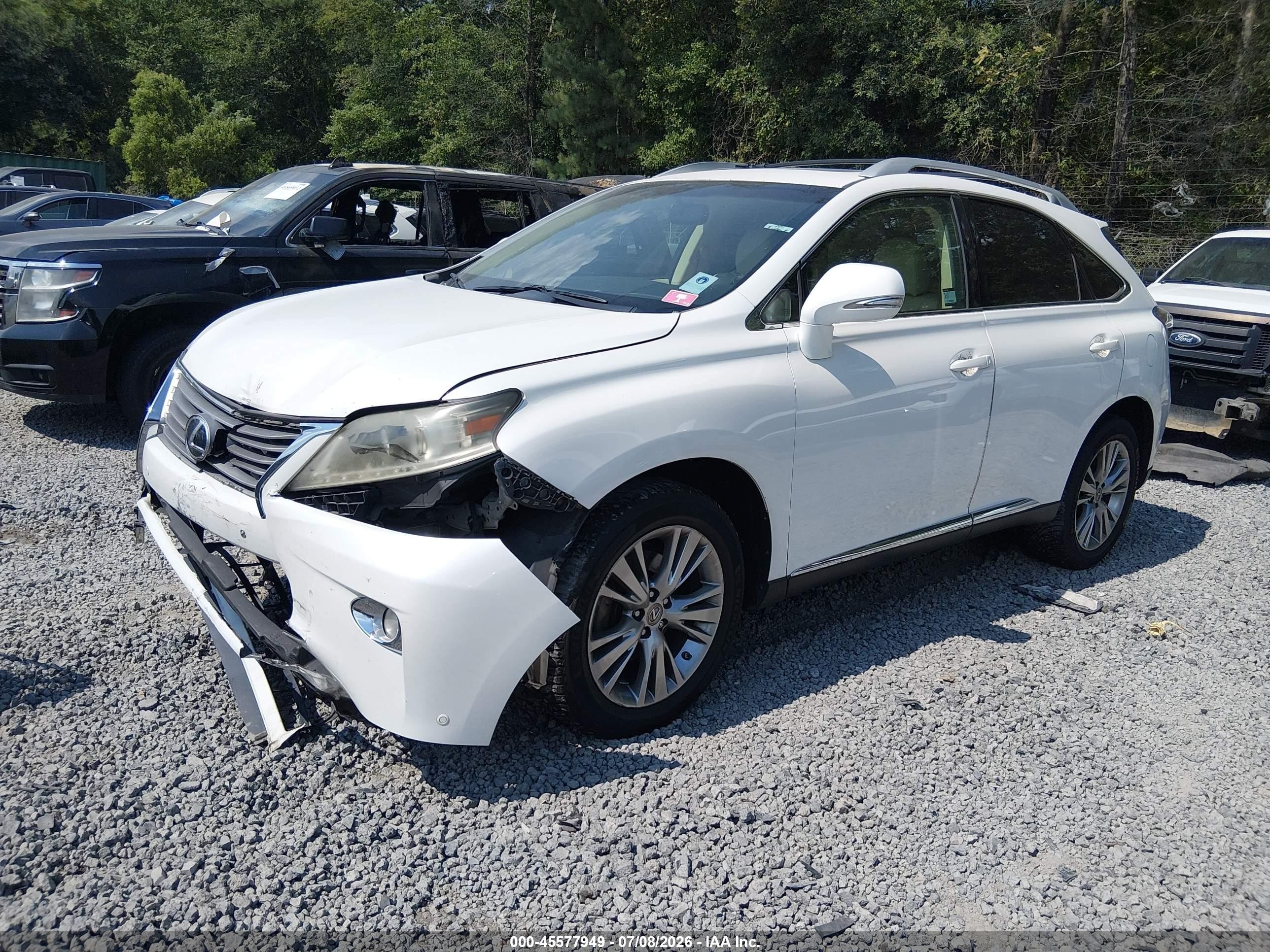 2014 Lexus Rx 350 White vin: 2T2ZK1BA2EC135003