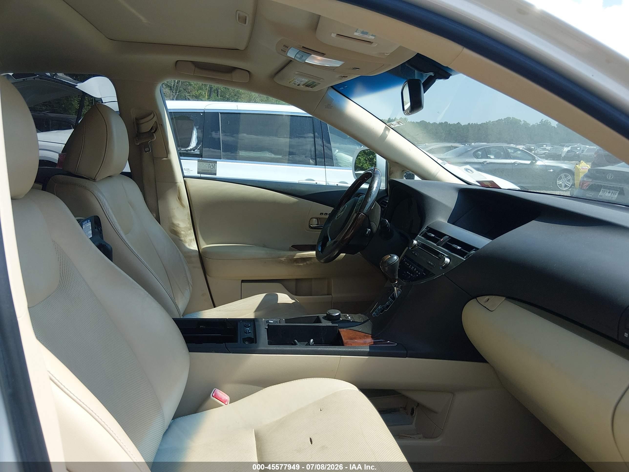 2014 Lexus Rx 350 White vin: 2T2ZK1BA2EC135003