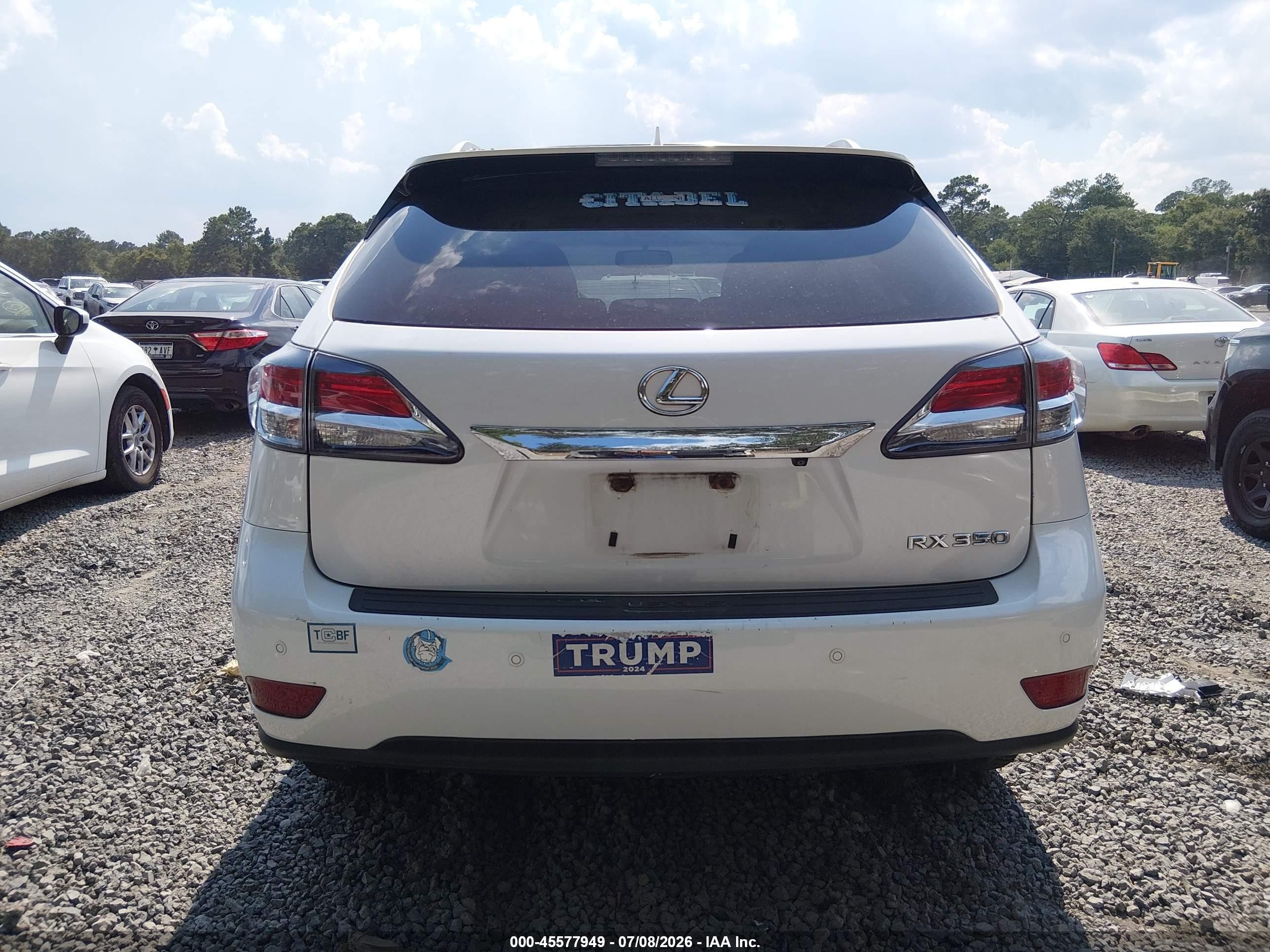 2014 Lexus Rx 350 White vin: 2T2ZK1BA2EC135003
