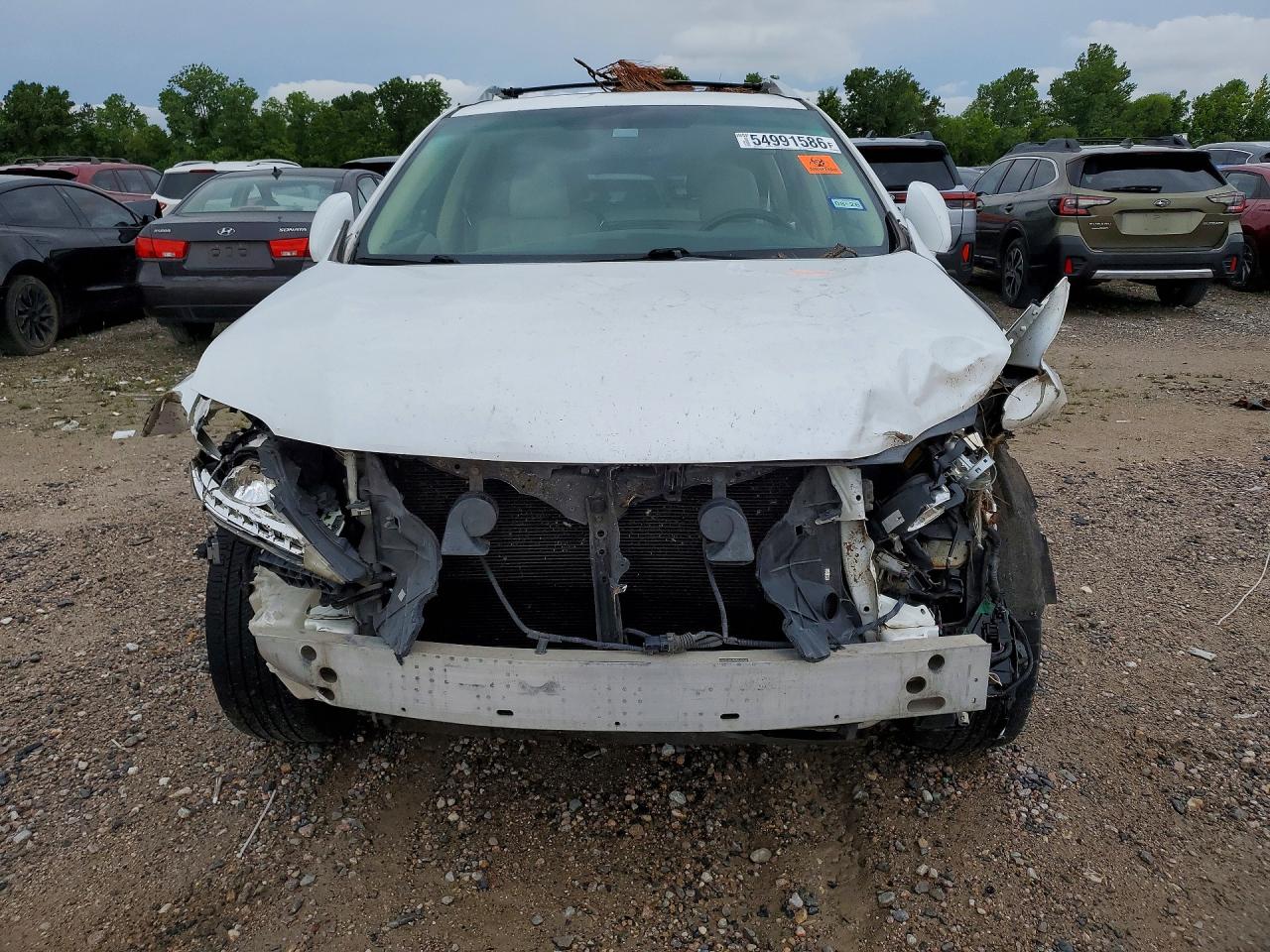 2014 Lexus Rx 350 White vin: 2T2ZK1BA2EC137589
