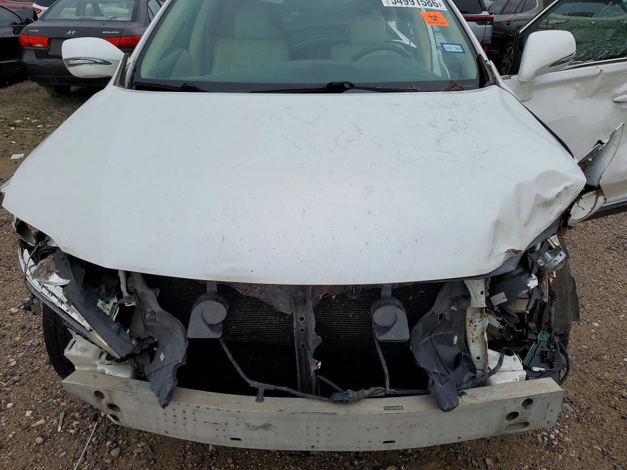 2014 Lexus Rx 350 White vin: 2T2ZK1BA2EC137589