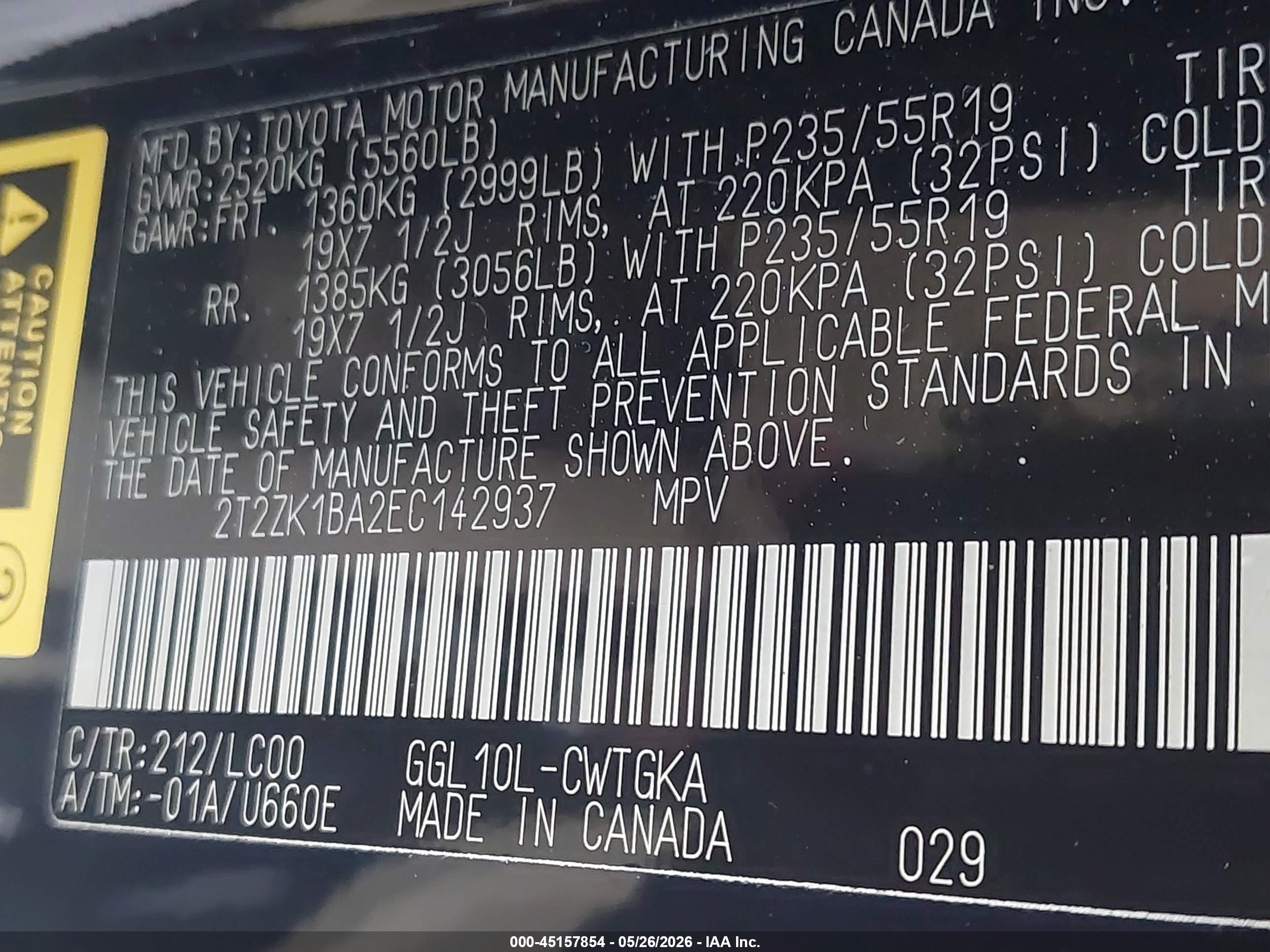 2014 Lexus Rx 350   Black vin: 2T2ZK1BA2EC142937