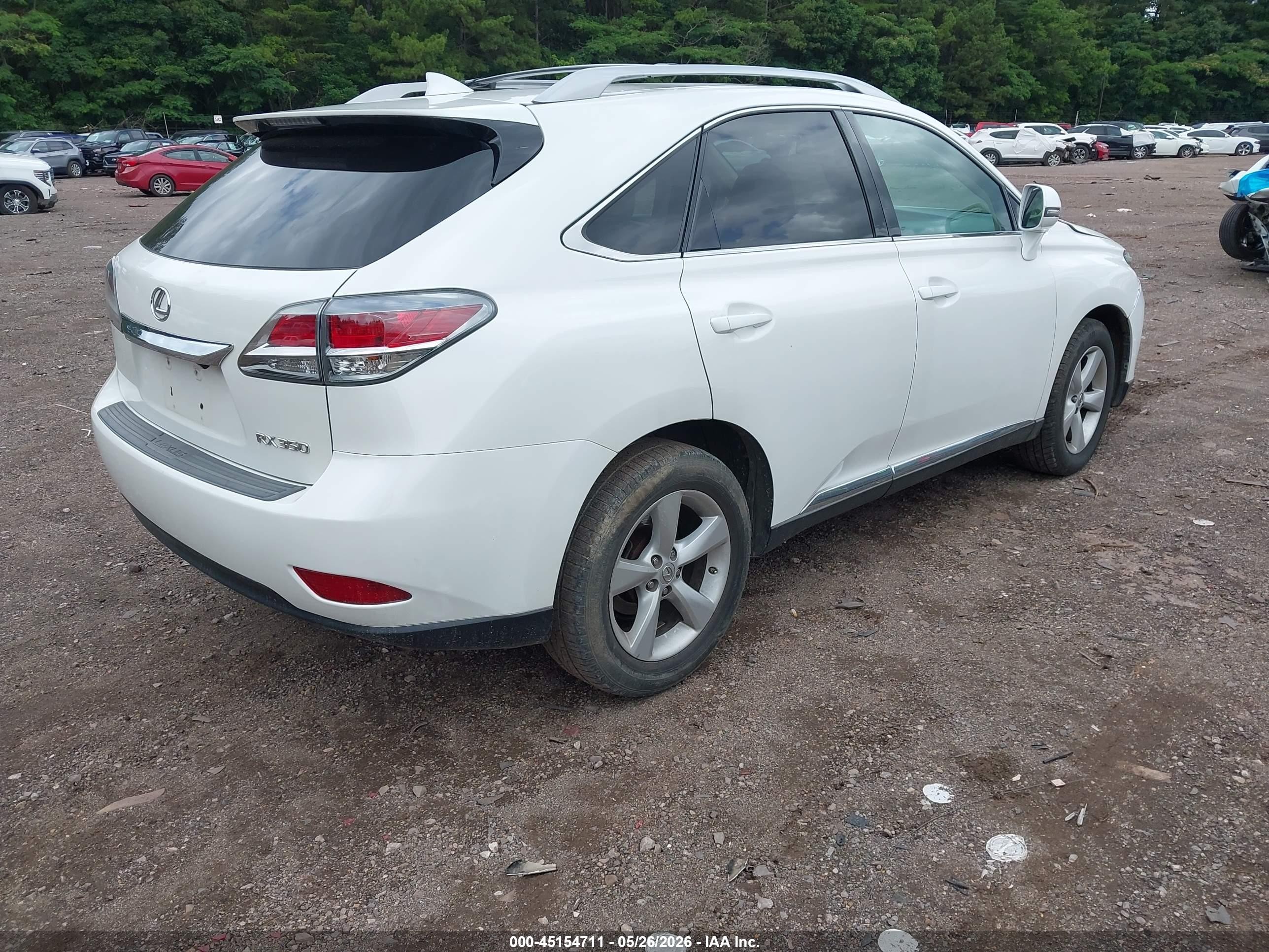 2015 Lexus Rx 350   White vin: 2T2ZK1BA2FC150831