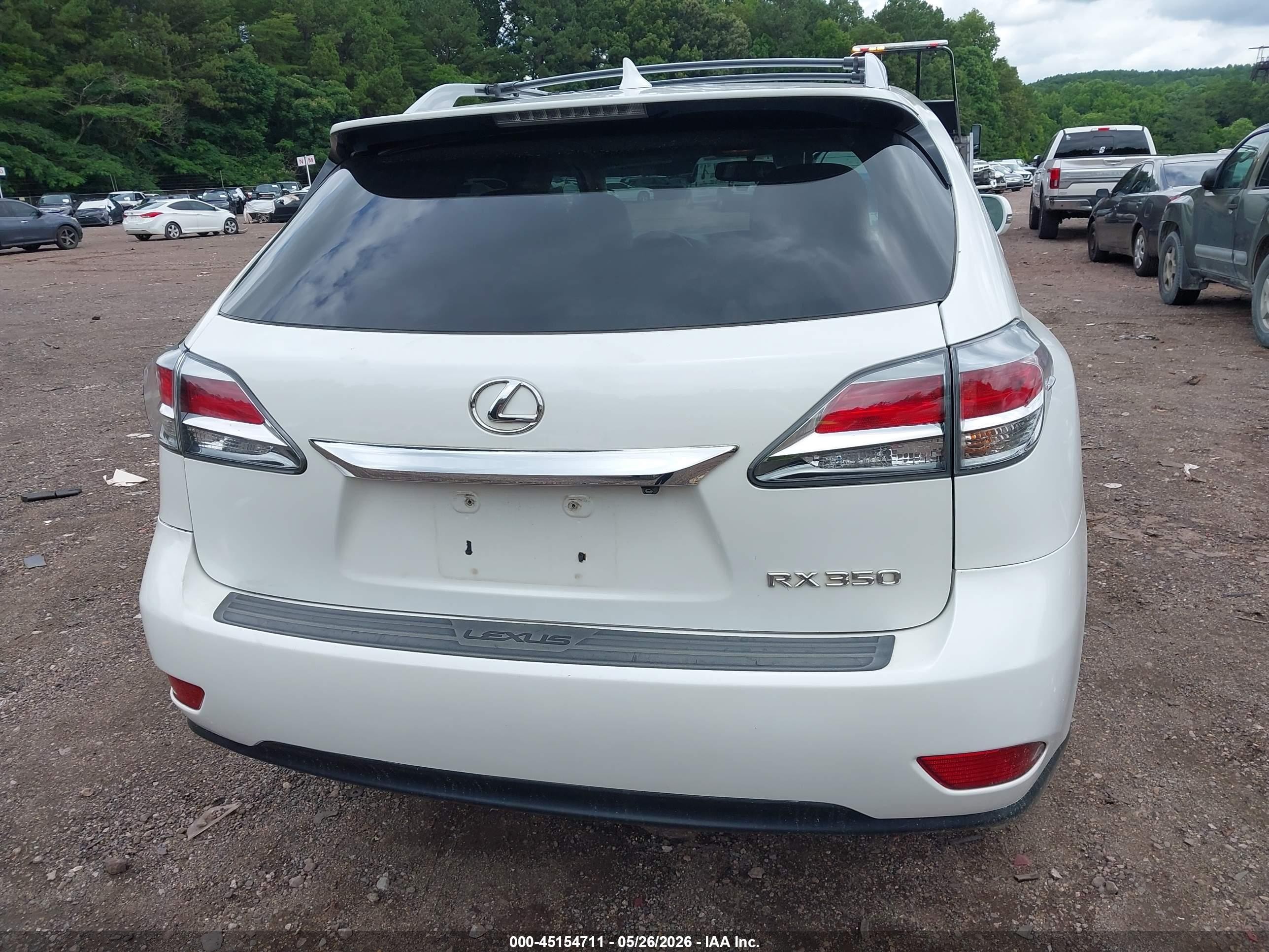 2015 Lexus Rx 350   White vin: 2T2ZK1BA2FC150831