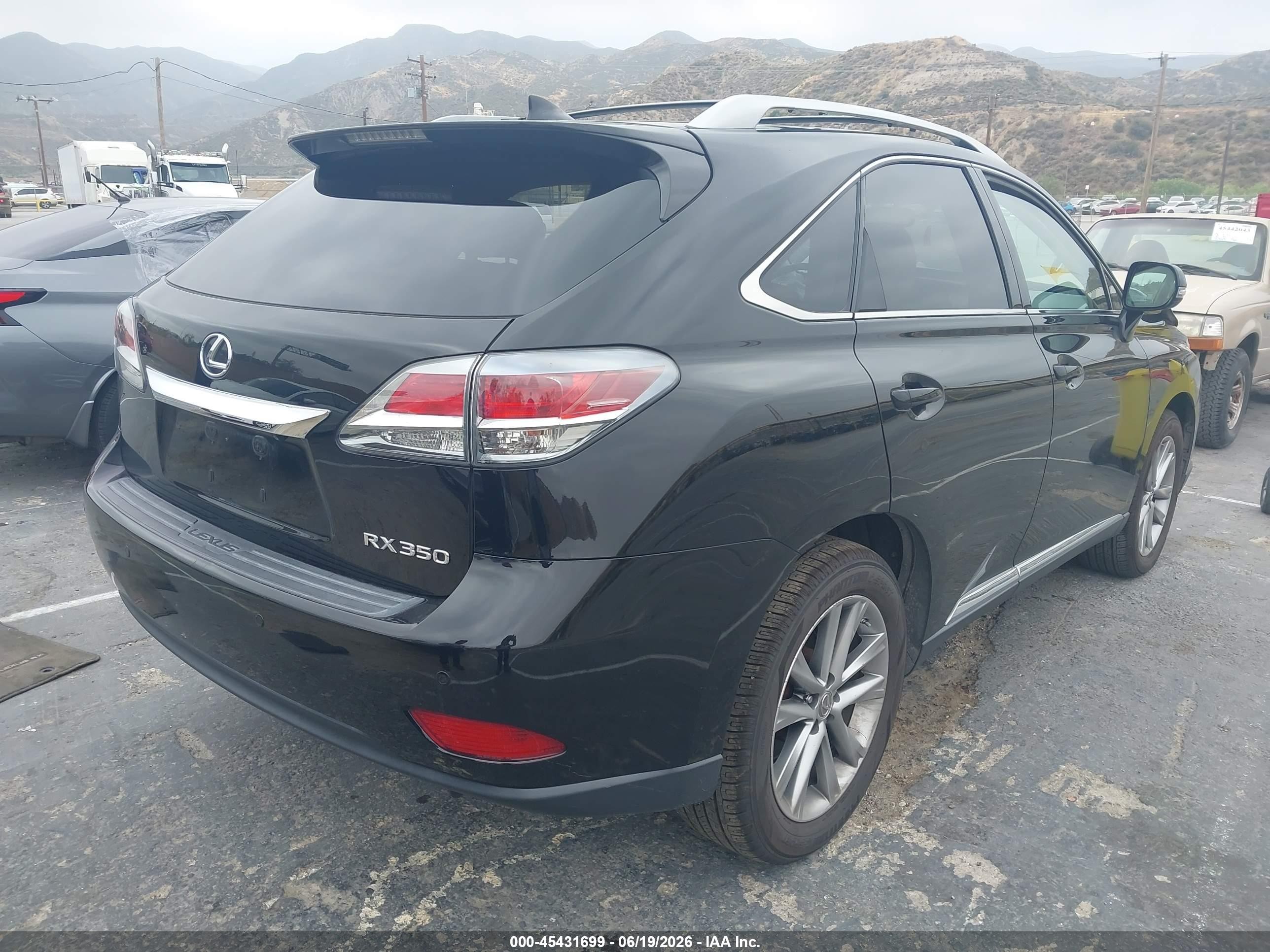 2015 Lexus Rx 350   Black vin: 2T2ZK1BA2FC171646