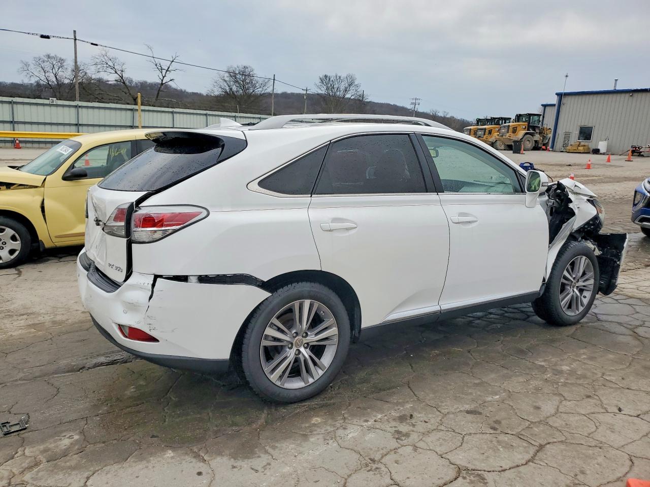 2015 Lexus Rx 350 Base White vin: 2T2ZK1BA2FC175390