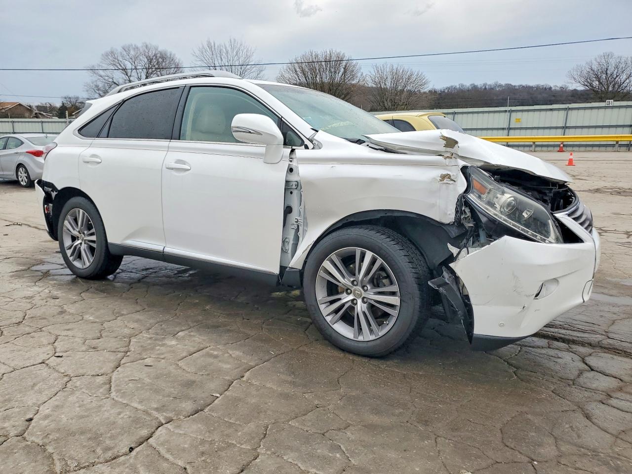 2015 Lexus Rx 350 Base White vin: 2T2ZK1BA2FC175390