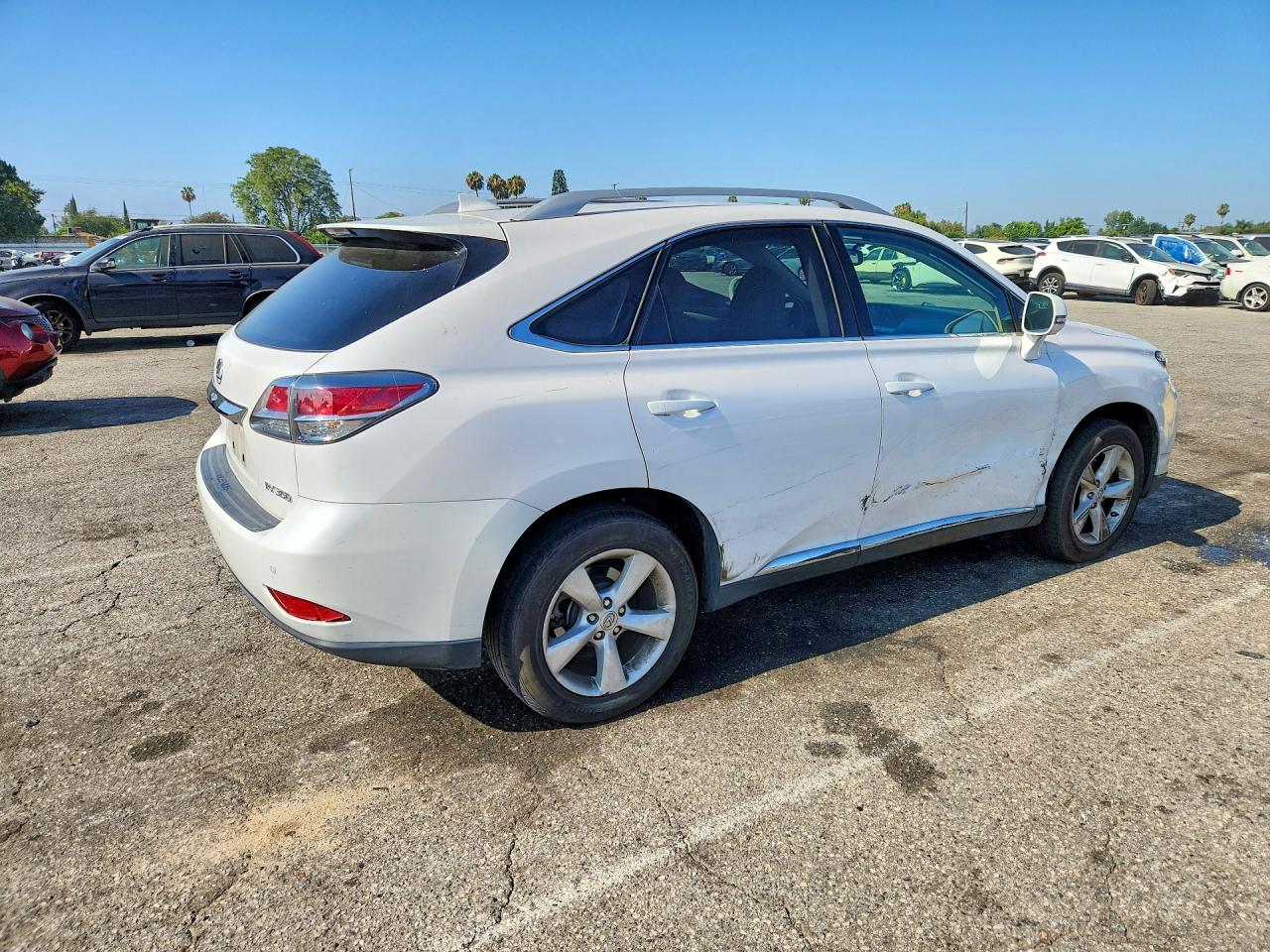 2015 Lexus Rx 350 White vin: 2T2ZK1BA2FC187054