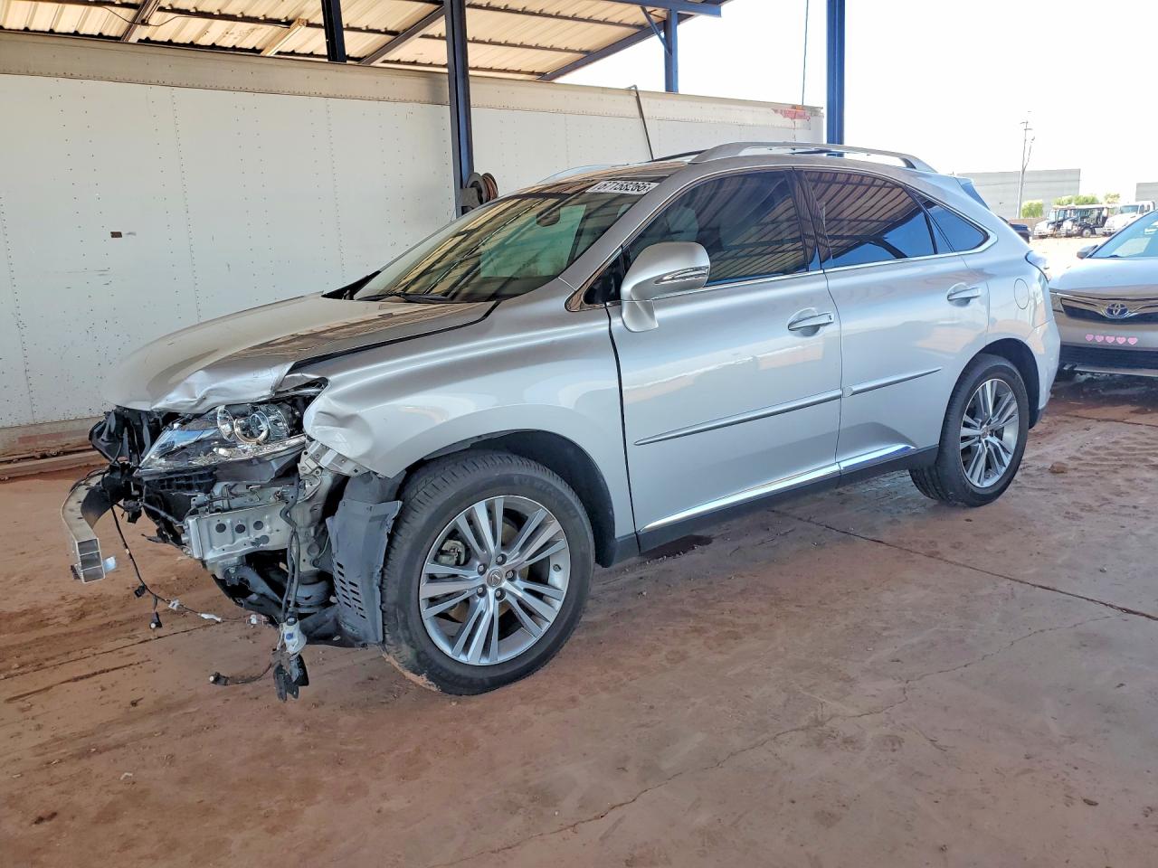 2015 Lexus Rx 350 Base Silver vin: 2T2ZK1BA2FC188303
