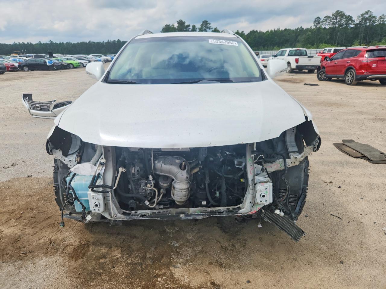 2015 Lexus Rx 350 White vin: 2T2ZK1BA2FC189760