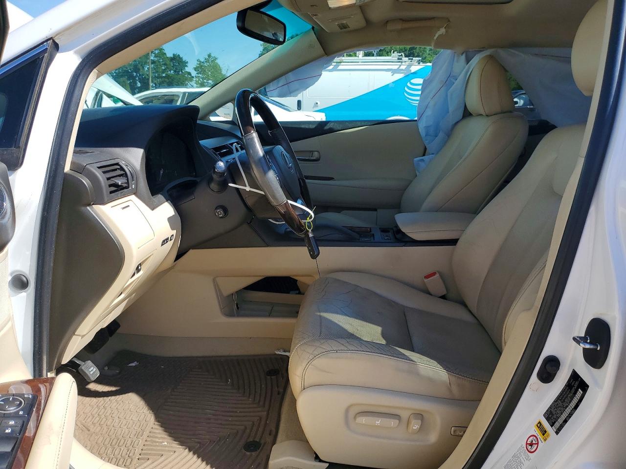 2015 Lexus Rx 350 White vin: 2T2ZK1BA2FC191718