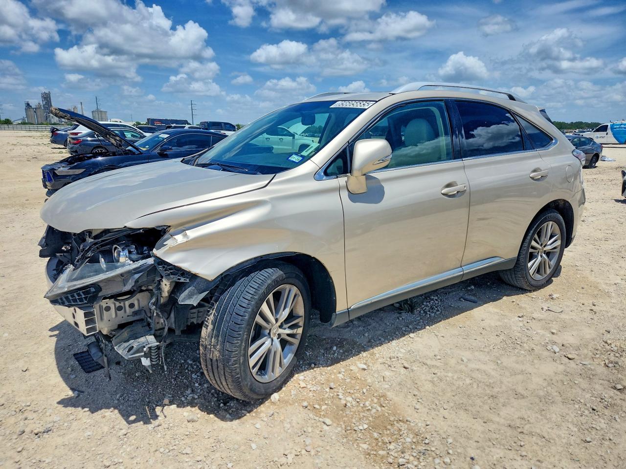 2015 Lexus Rx 350 Beige vin: 2T2ZK1BA2FC199981