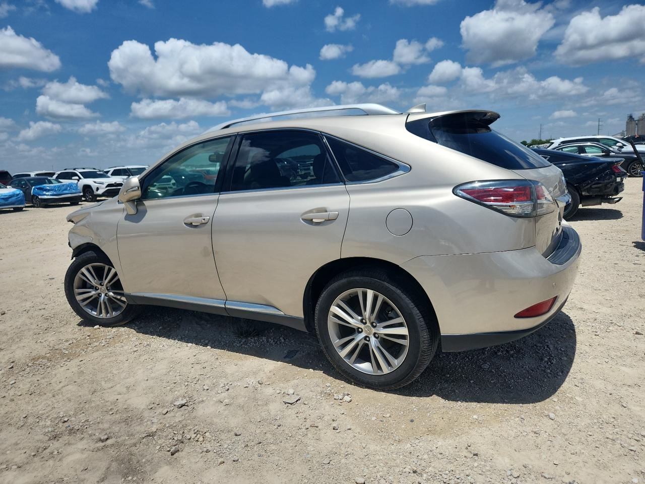 2015 Lexus Rx 350 Бежевый vin: 2T2ZK1BA2FC199981 Damage: Left Front Door, Dent(S) W/No Paint Dmg, > 12 Inches