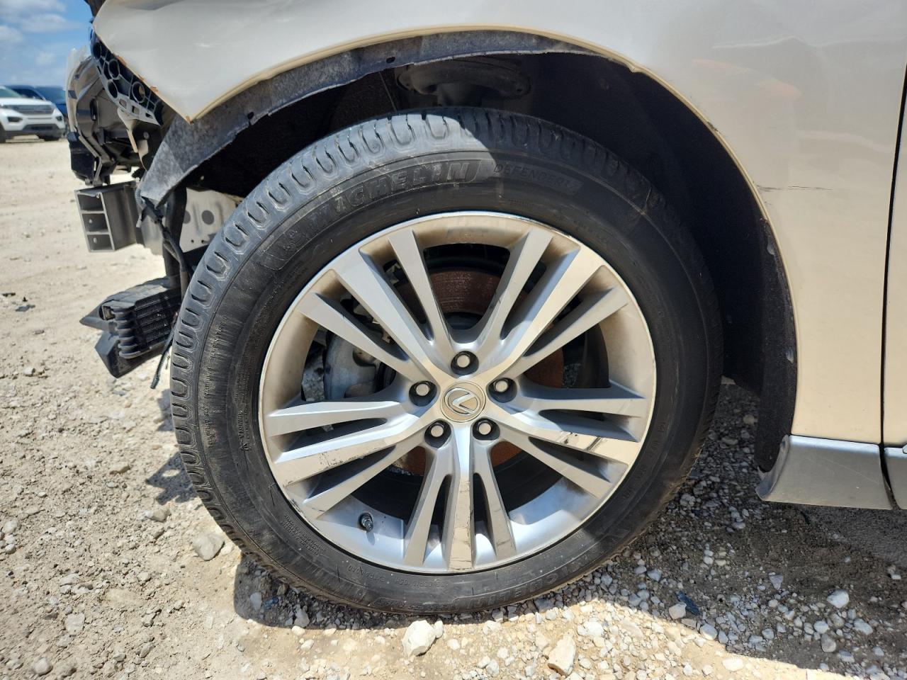 2015 Lexus Rx 350 Бежевый vin: 2T2ZK1BA2FC199981 Damage: Left Front Wheel, Curb Rash, > 12 Inches