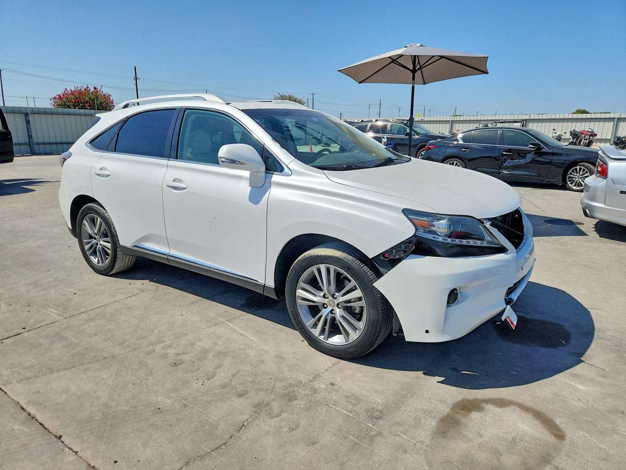 2015 Lexus Rx 350 Base Белый vin: 2T2ZK1BA2FC206377
