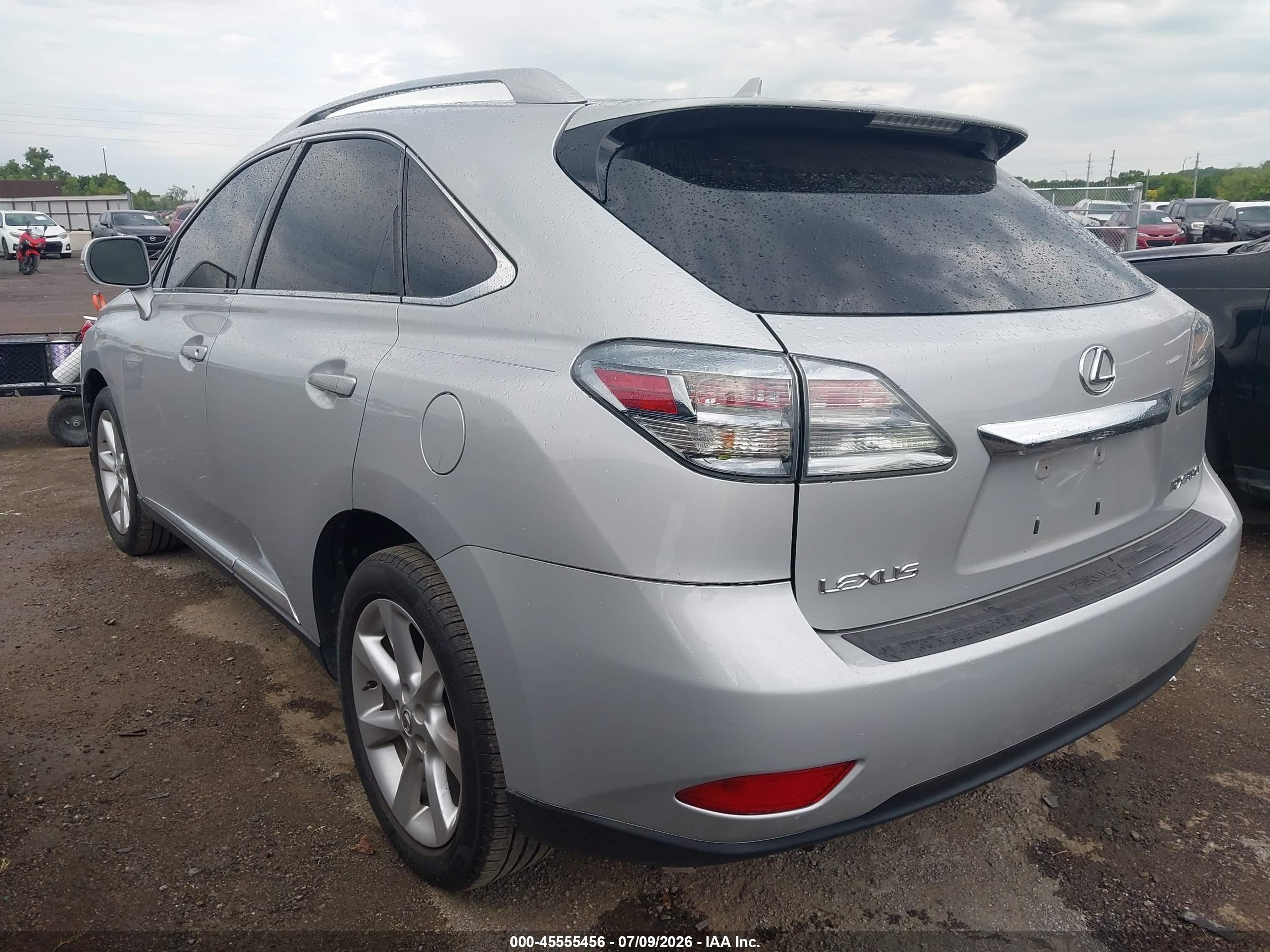 2010 Lexus Rx 350 Silver vin: 2T2ZK1BA3AC008545