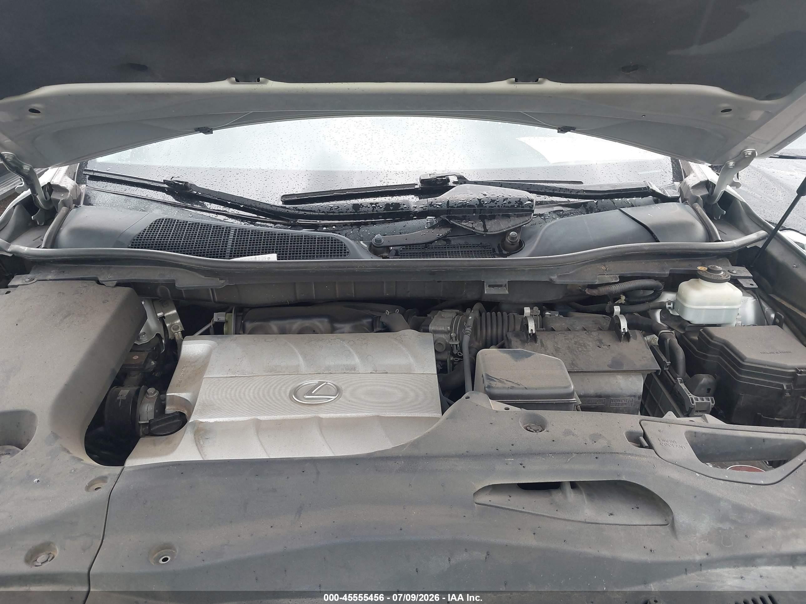 2010 Lexus Rx 350 Silver vin: 2T2ZK1BA3AC008545