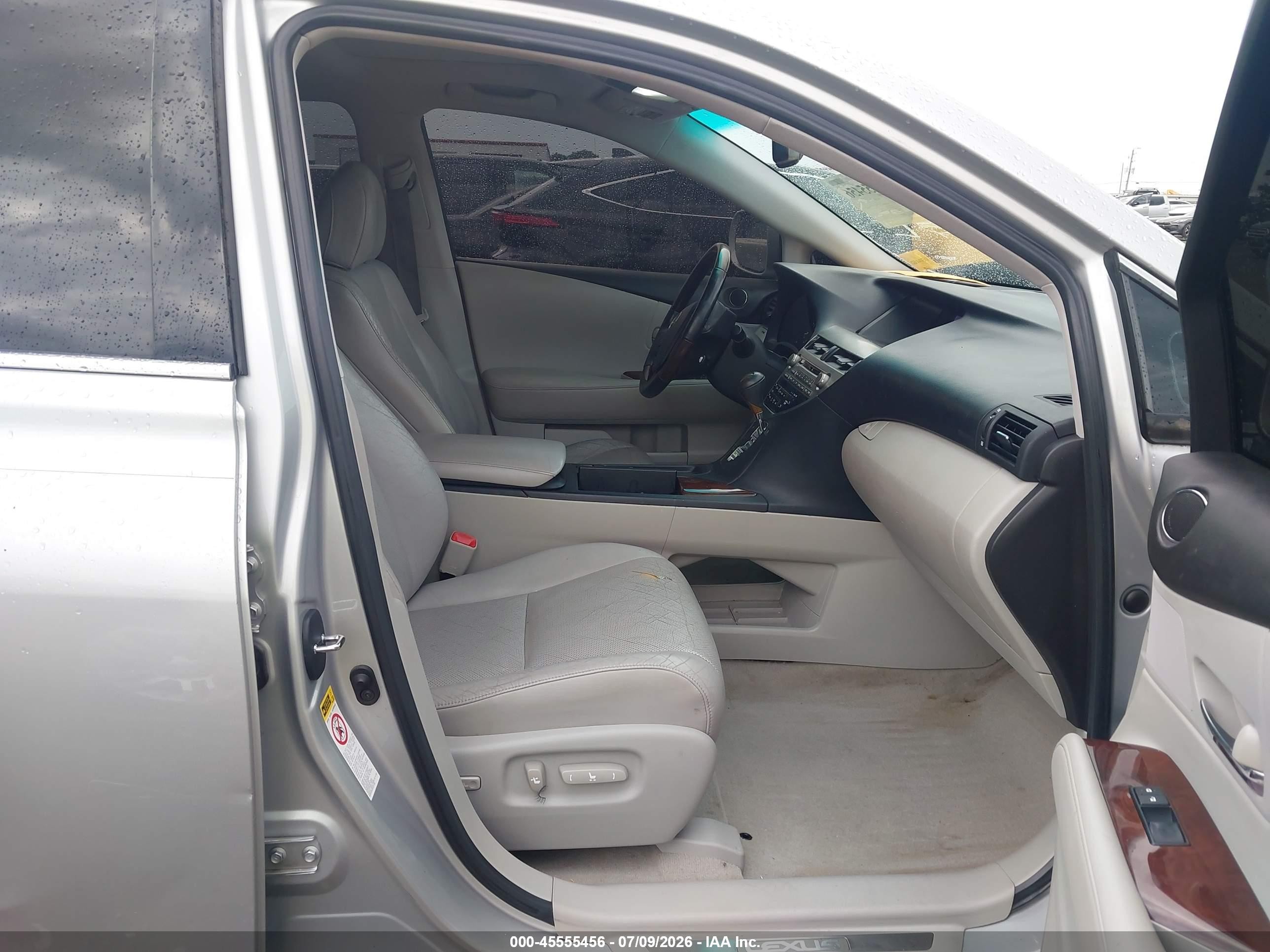 2010 Lexus Rx 350 Silver vin: 2T2ZK1BA3AC008545