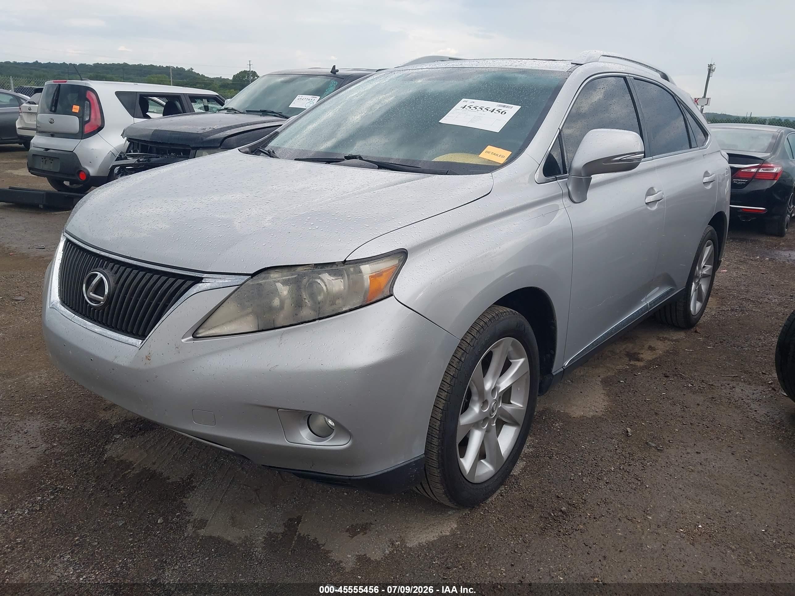 2010 Lexus Rx 350 Silver vin: 2T2ZK1BA3AC008545