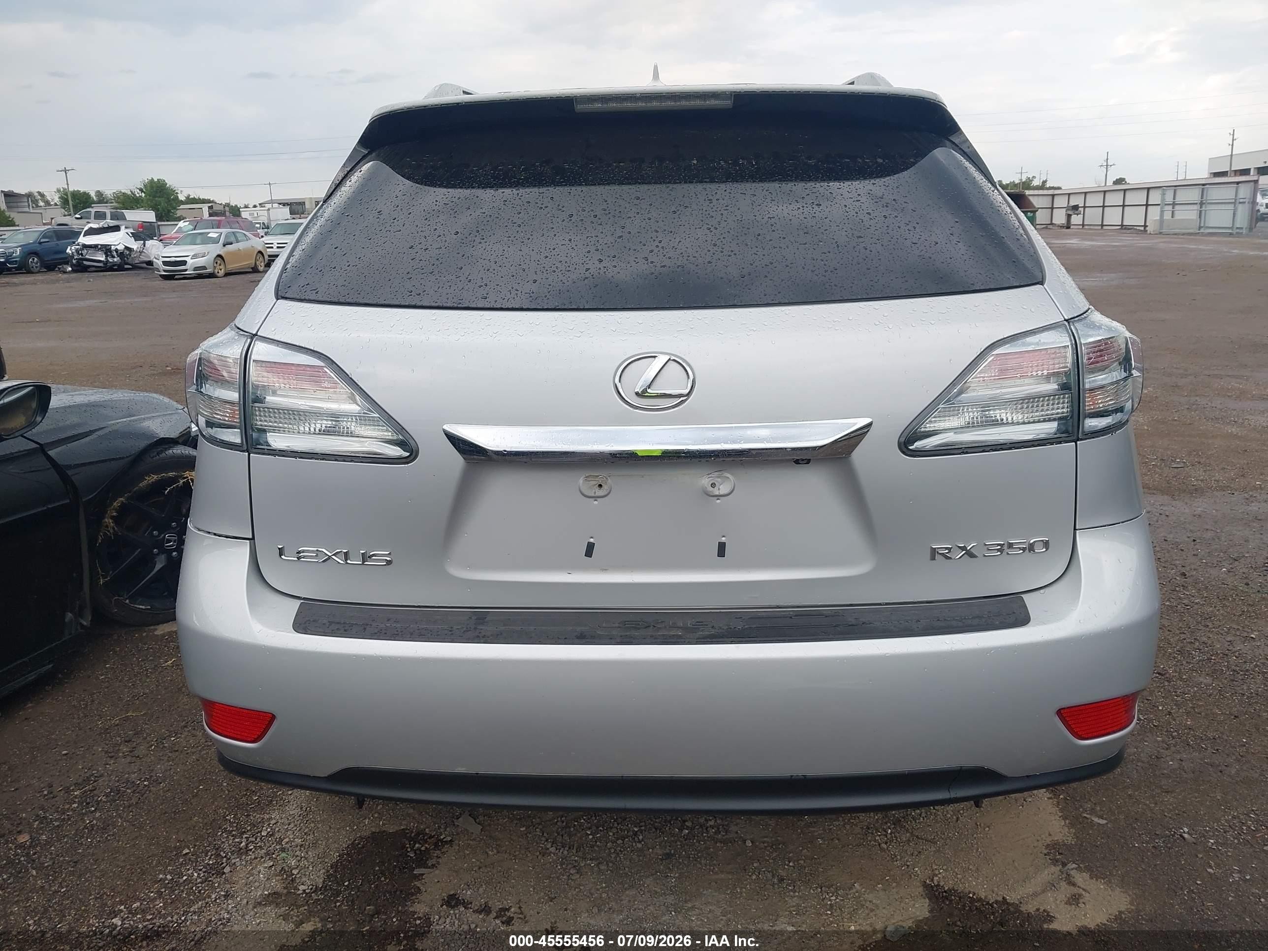 2010 Lexus Rx 350 Silver vin: 2T2ZK1BA3AC008545