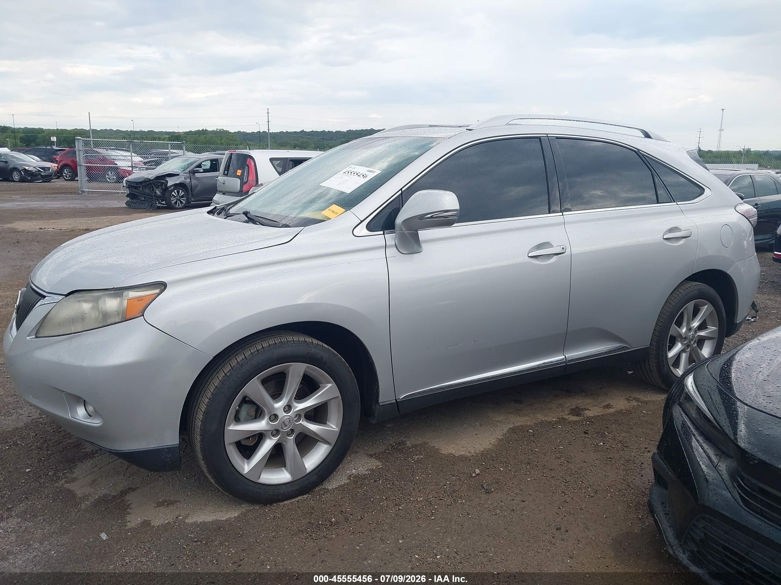2010 Lexus Rx 350 Silver vin: 2T2ZK1BA3AC008545