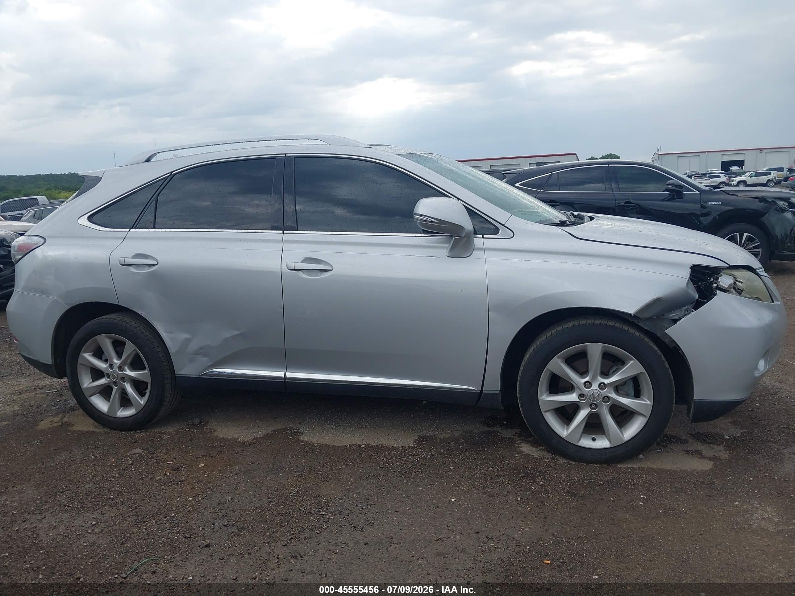 2010 Lexus Rx 350 Silver vin: 2T2ZK1BA3AC008545