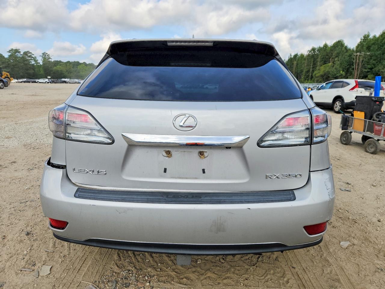 2010 Lexus Rx 350 Silver vin: 2T2ZK1BA3AC010246
