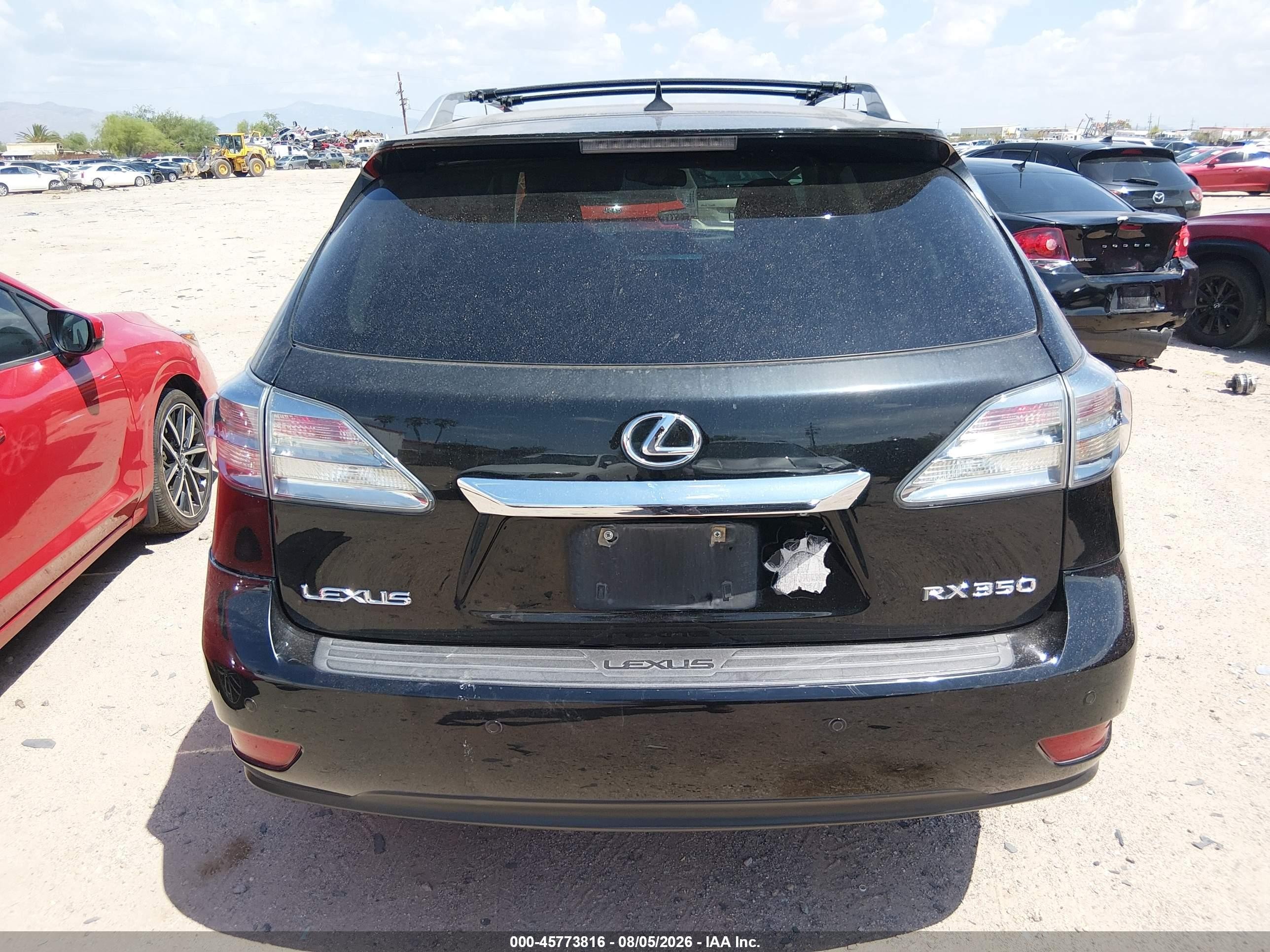 2010 Lexus Rx 350   Черный vin: 2T2ZK1BA3AC012336