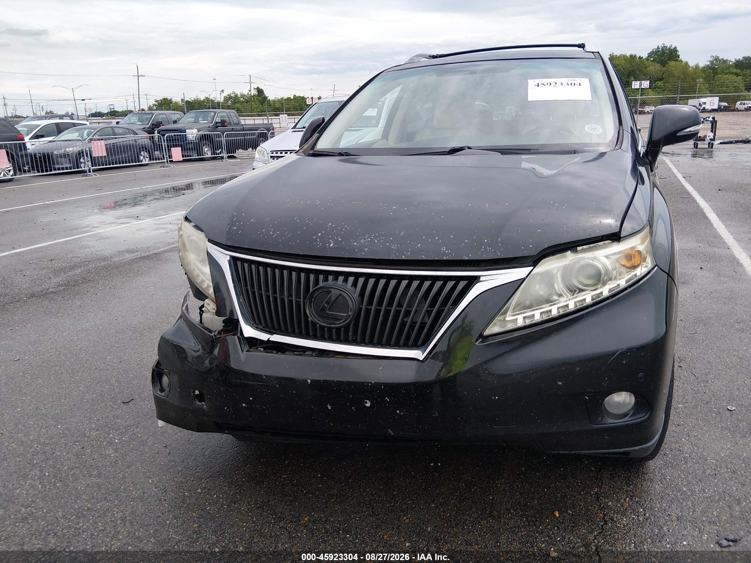 2010 Lexus Rx 350   Black vin: 2T2ZK1BA3AC019593
