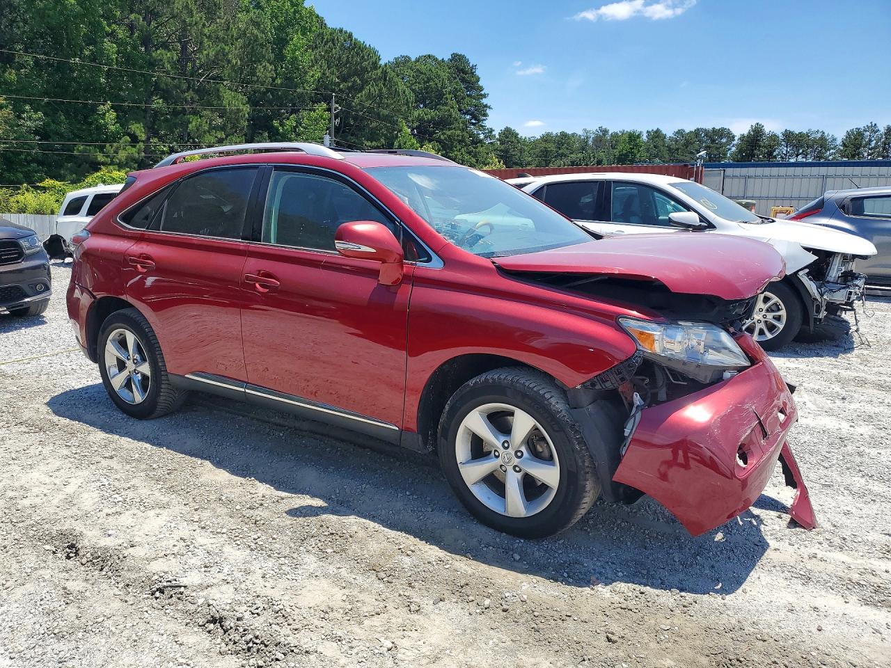 2010 Lexus Rx 350 Burgundy vin: 2T2ZK1BA3AC026740