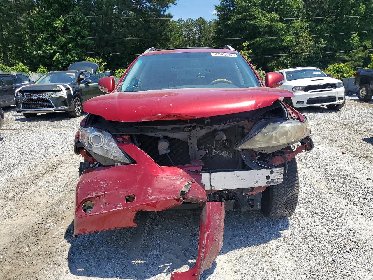 2010 Lexus Rx 350 Burgundy vin: 2T2ZK1BA3AC026740