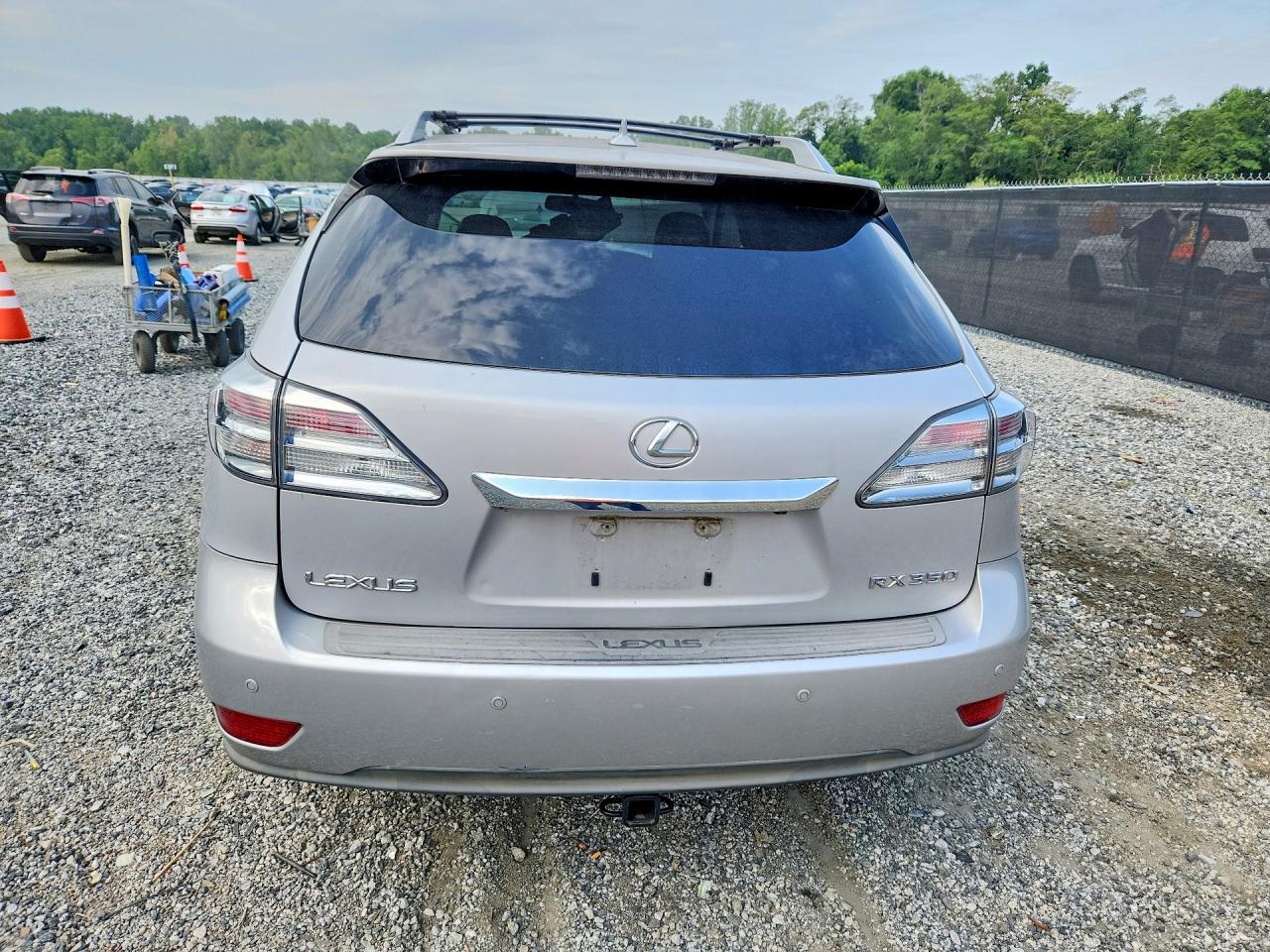 2010 Lexus Rx 350 Silver vin: 2T2ZK1BA3AC031453