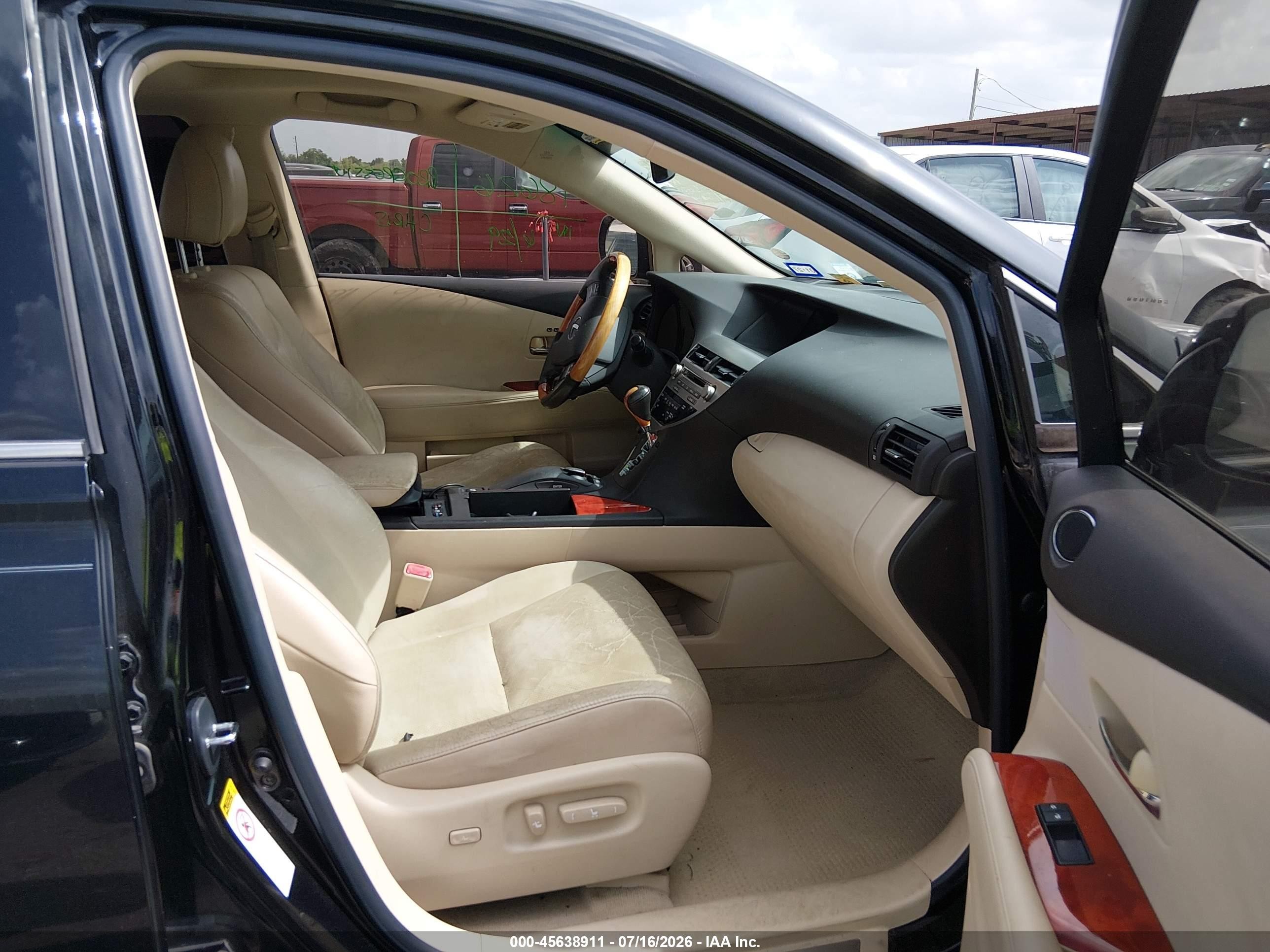 2010 Lexus Rx 350 Черный vin: 2T2ZK1BA3AC036961
