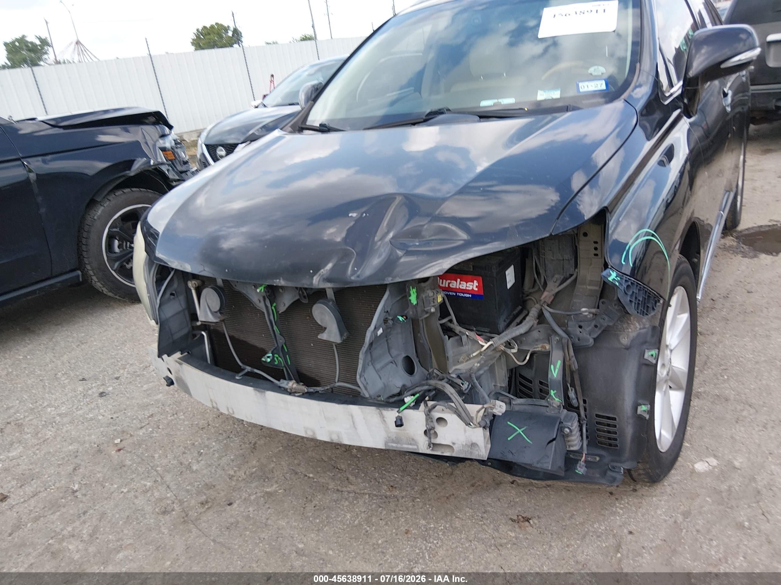 2010 Lexus Rx 350 Черный vin: 2T2ZK1BA3AC036961