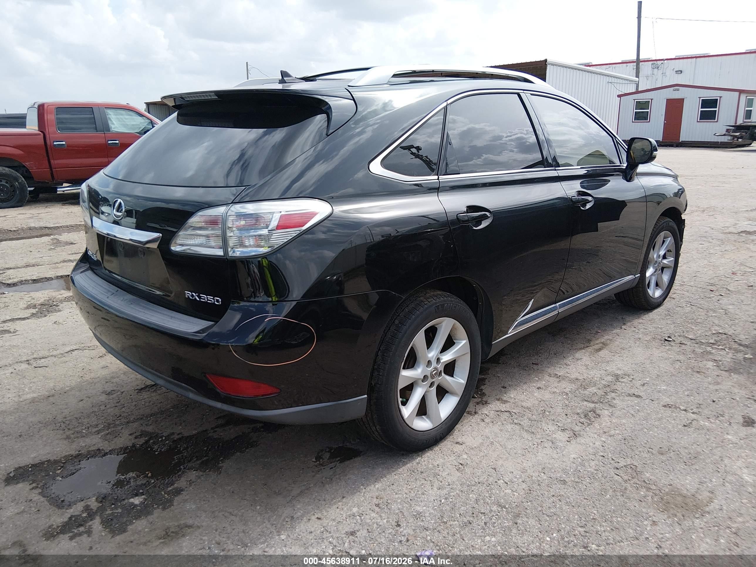 2010 Lexus Rx 350 Черный vin: 2T2ZK1BA3AC036961