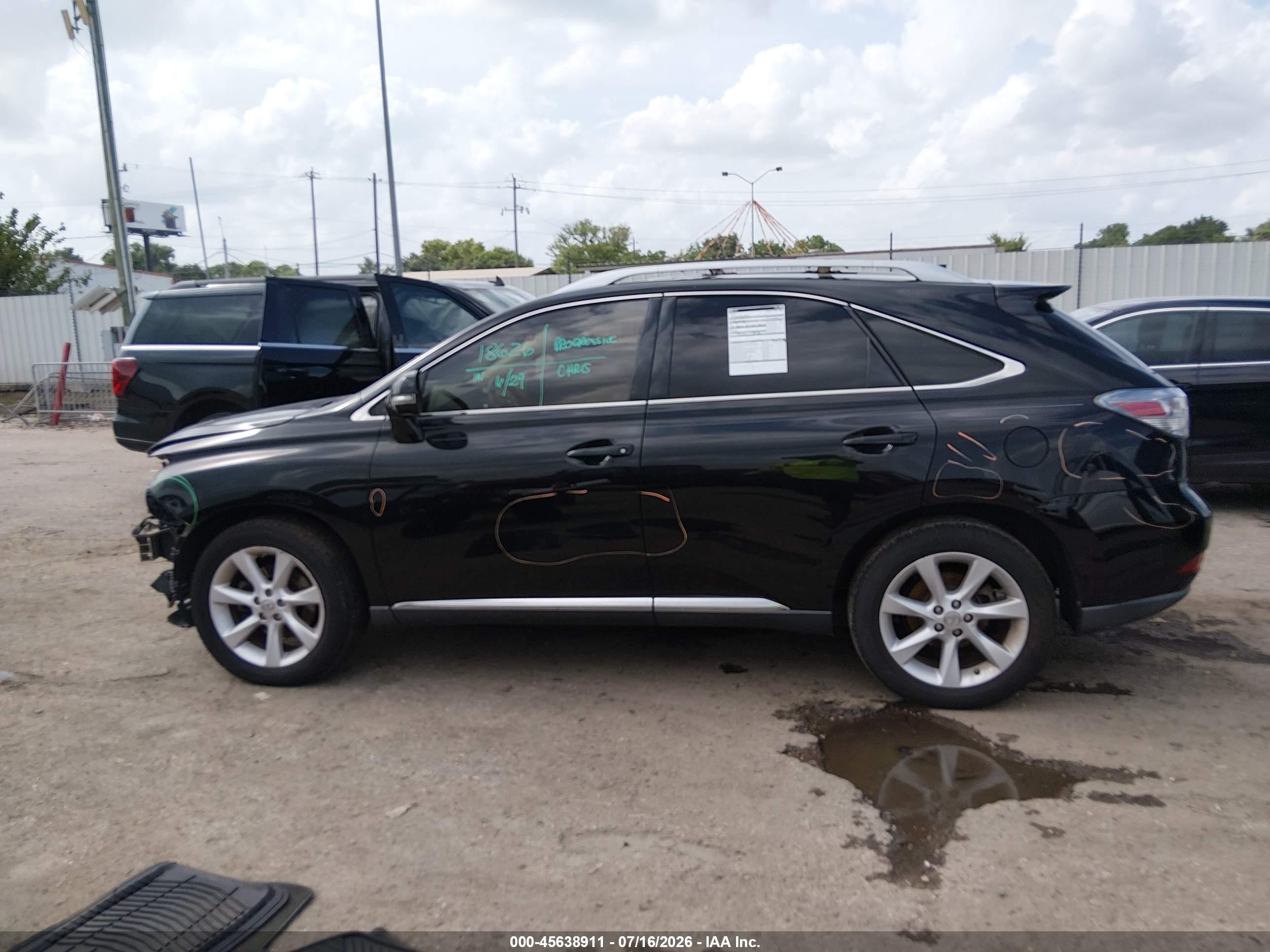 2010 Lexus Rx 350 Черный vin: 2T2ZK1BA3AC036961