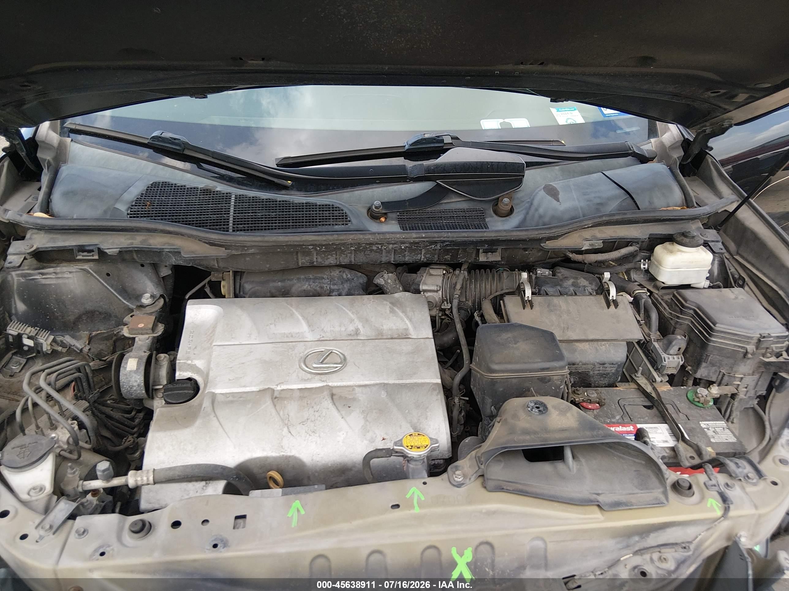 2010 Lexus Rx 350 Черный vin: 2T2ZK1BA3AC036961