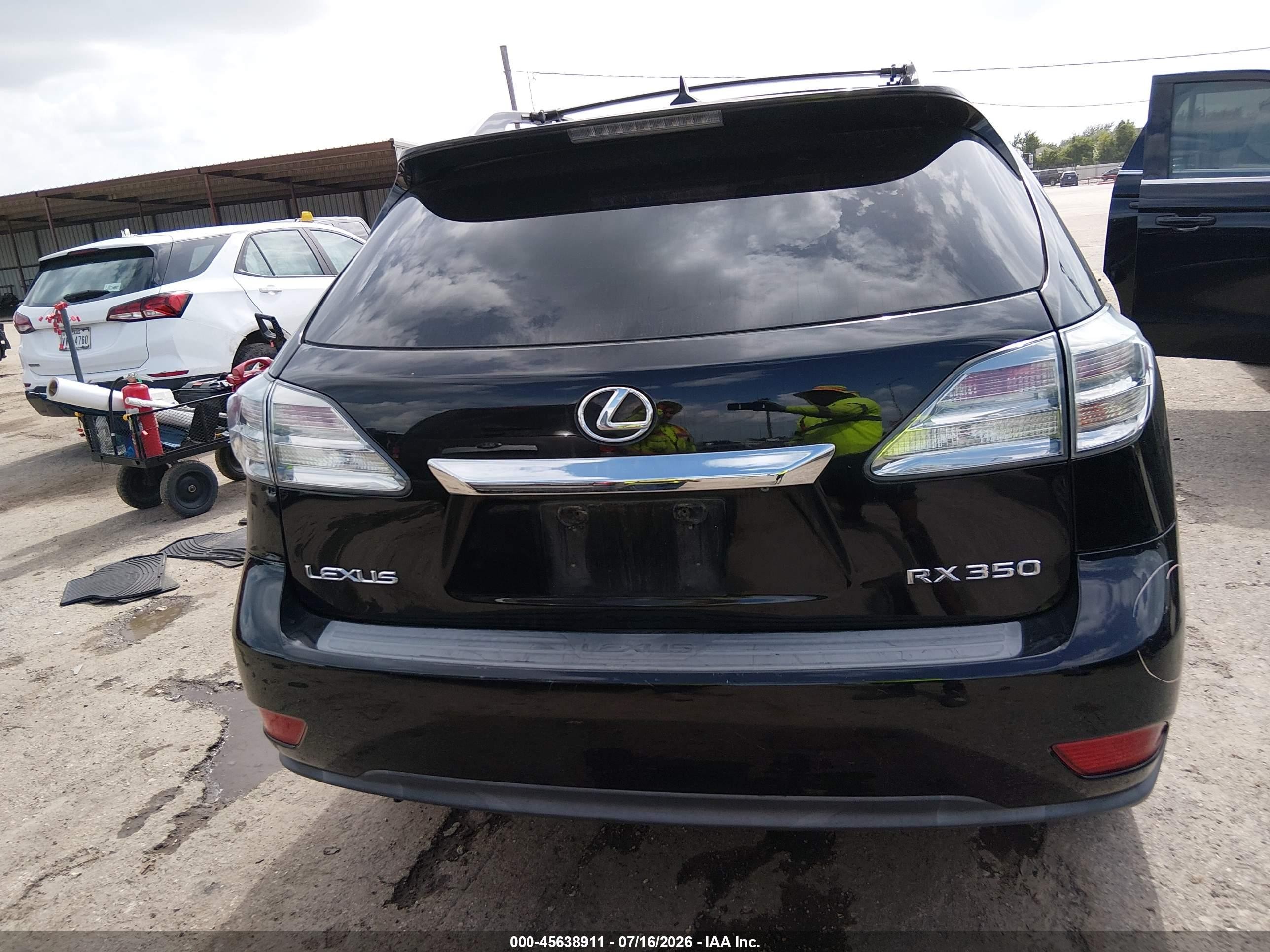 2010 Lexus Rx 350 Черный vin: 2T2ZK1BA3AC036961